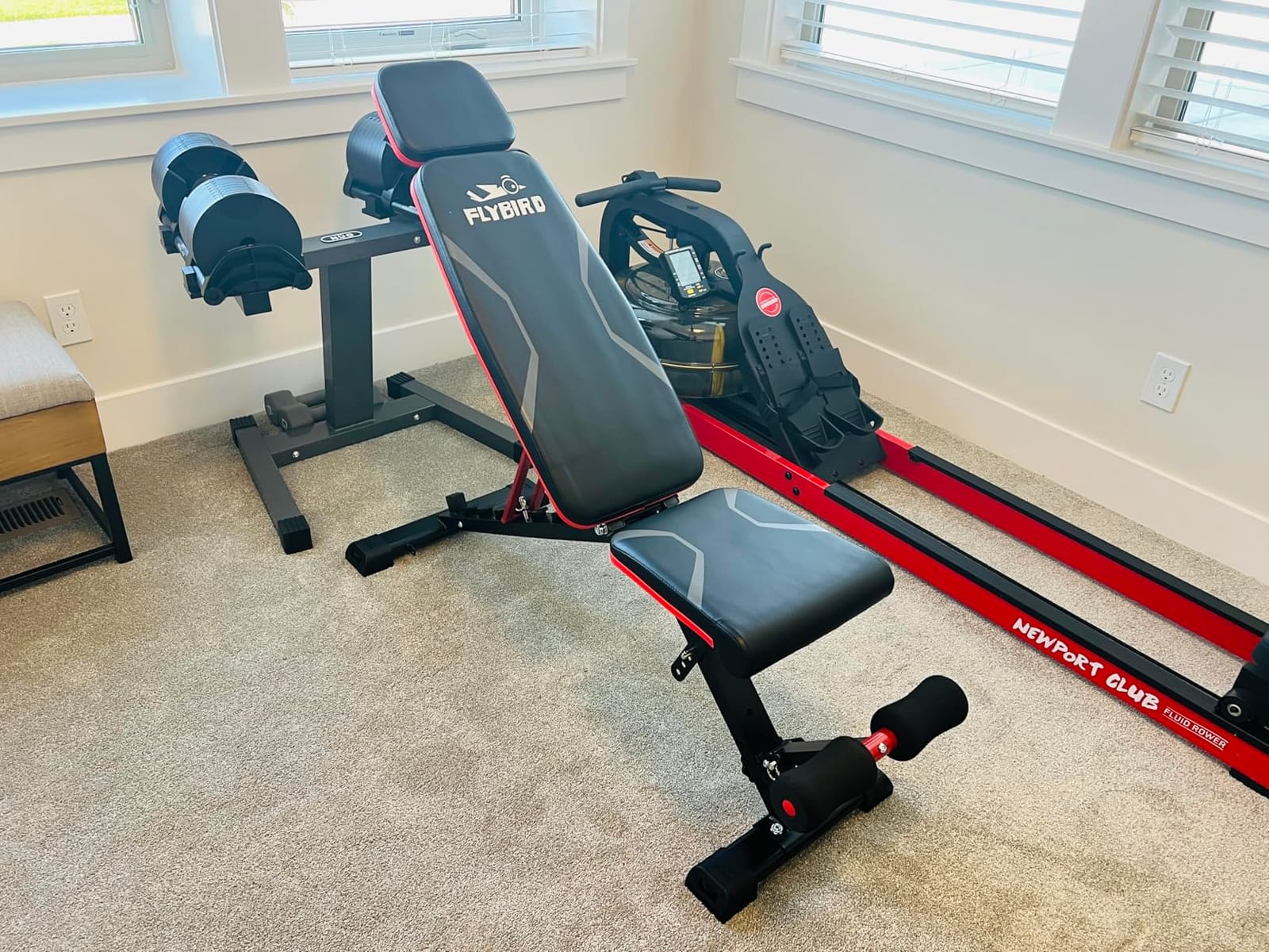 FLYBIRD Adjustable Weight Bench, Full Body Workout Bench for Home Gym customer photo 2