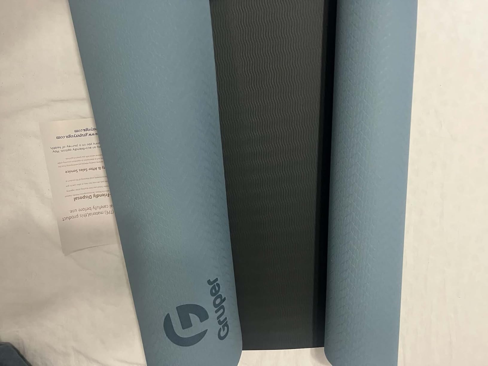 Gruper Yoga Mat Non Slip, Eco Friendly Fitness Exercise Mat with Carrying Strap,Pro Yoga Mats for Women,Workout Mats for Home, Pilates and Floor Exercises customer photo 1