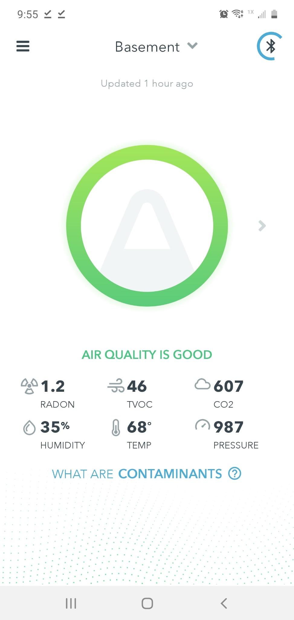 Airthings 2930 Wave Plus - Radon & Air Quality Monitor, Battery Powered (CO2, VOC, Humidity, Temp, Pressure) customer photo 2