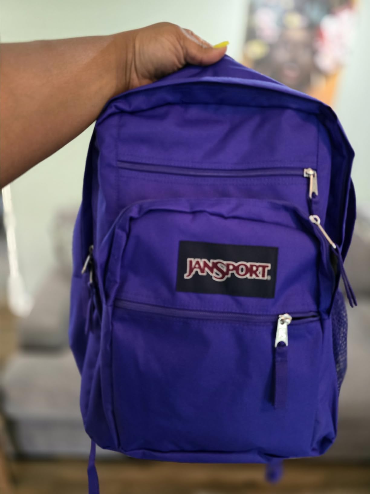 JanSport Laptop Backpack - Computer Bag with 2 Compartments, Ergonomic Shoulder Straps, 15” Laptop Sleeve, Haul Handle - Black customer photo 2