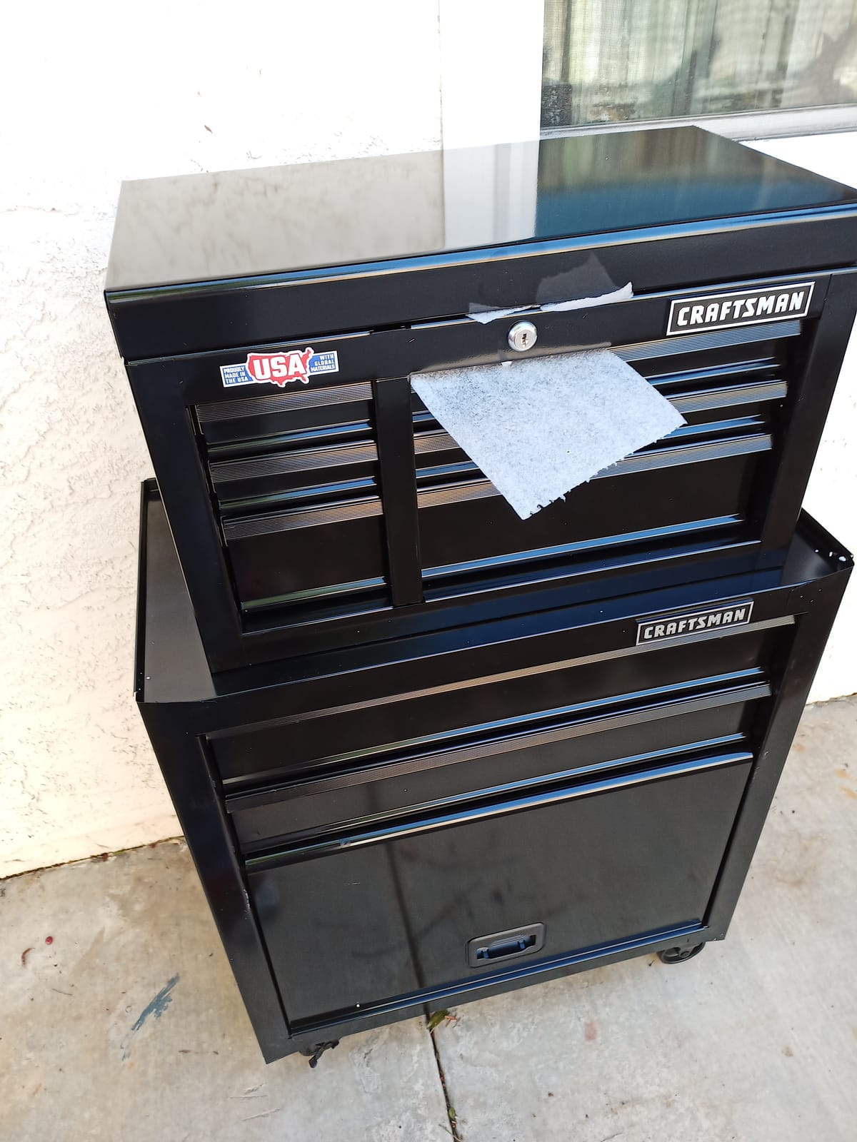 CRAFTSMAN Tool Chest Combo with Drawer Liner Roll, 26-Inch, Rolling, 5 Drawer, Black (CMST82763BK) customer photo 1