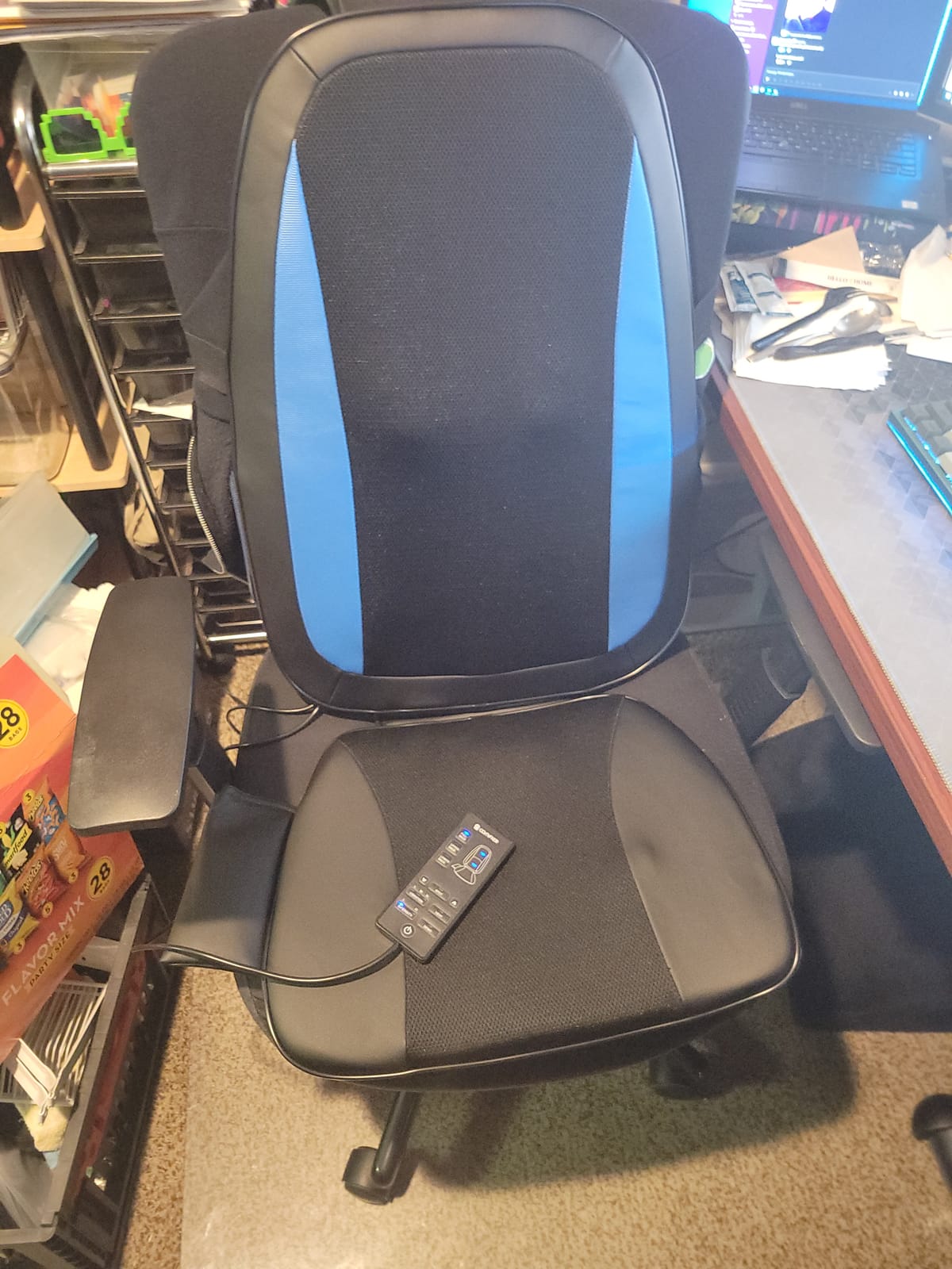 COMFIER Shiatsu Back Massager with Heat,Deep Tissue Kneading Massage Seat Cushion,Massage Chair Pad for Full Back,Body Massager for Home or Office Chair use, 【2026】 Gift for Men,Women customer photo 2