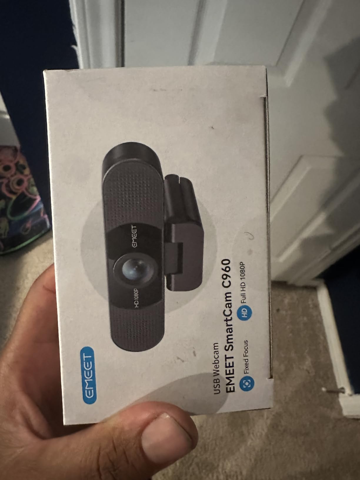 EMEET 1080P Webcam with Microphone, C960 Web Camera 2 Mics Streaming Webcam | 90°FOV Computer Camera, Plug and Play USB Web Cam for Online Calling/Conferencing, Zoom/Teams/Facetime/YouTube, Laptop/PC customer photo 2