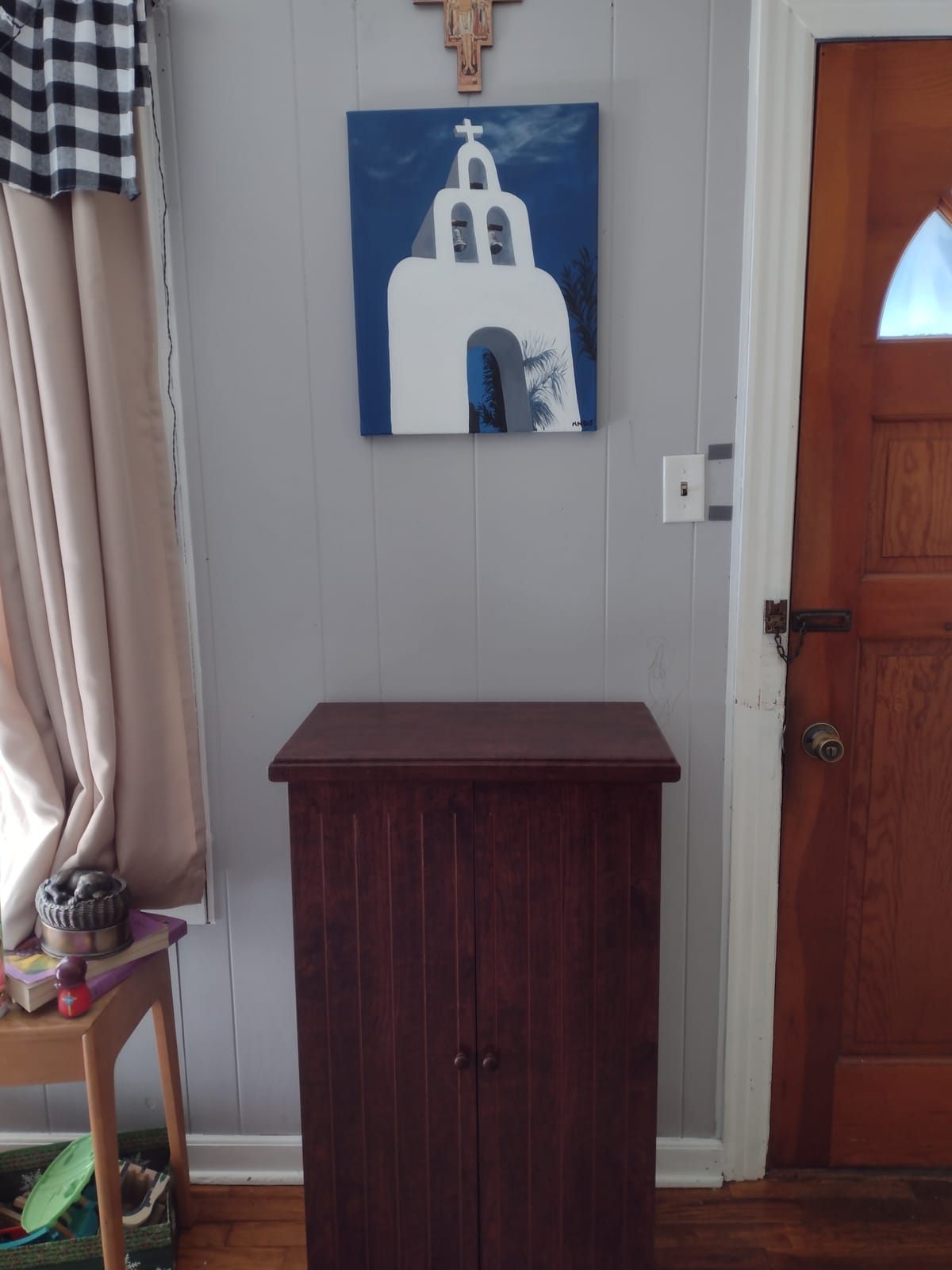 Collections Etc Multi-Functional Double Door Media Cabinet - Storage for DVDs, CDs, Other Devices customer photo 1