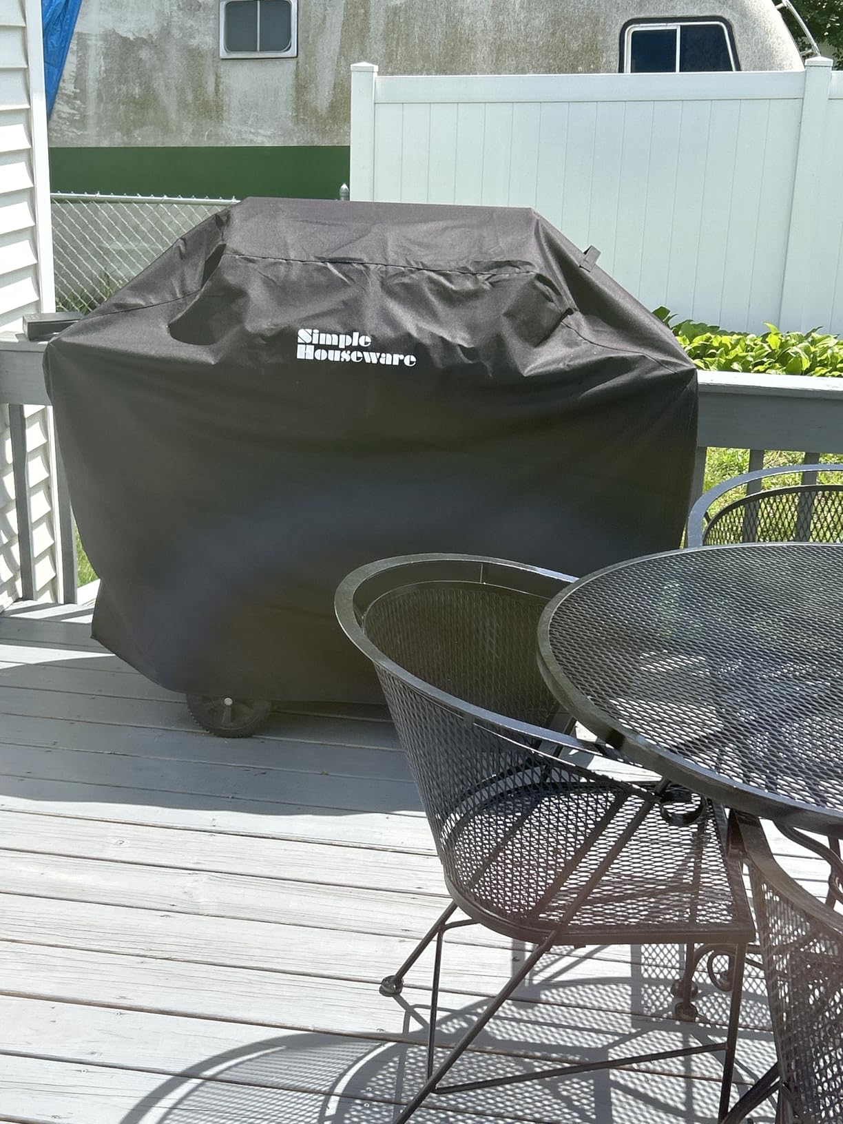 Simple Houseware 55 in. Heavy-Duty BBQ Gas Grill Cover, Waterproof customer photo 1