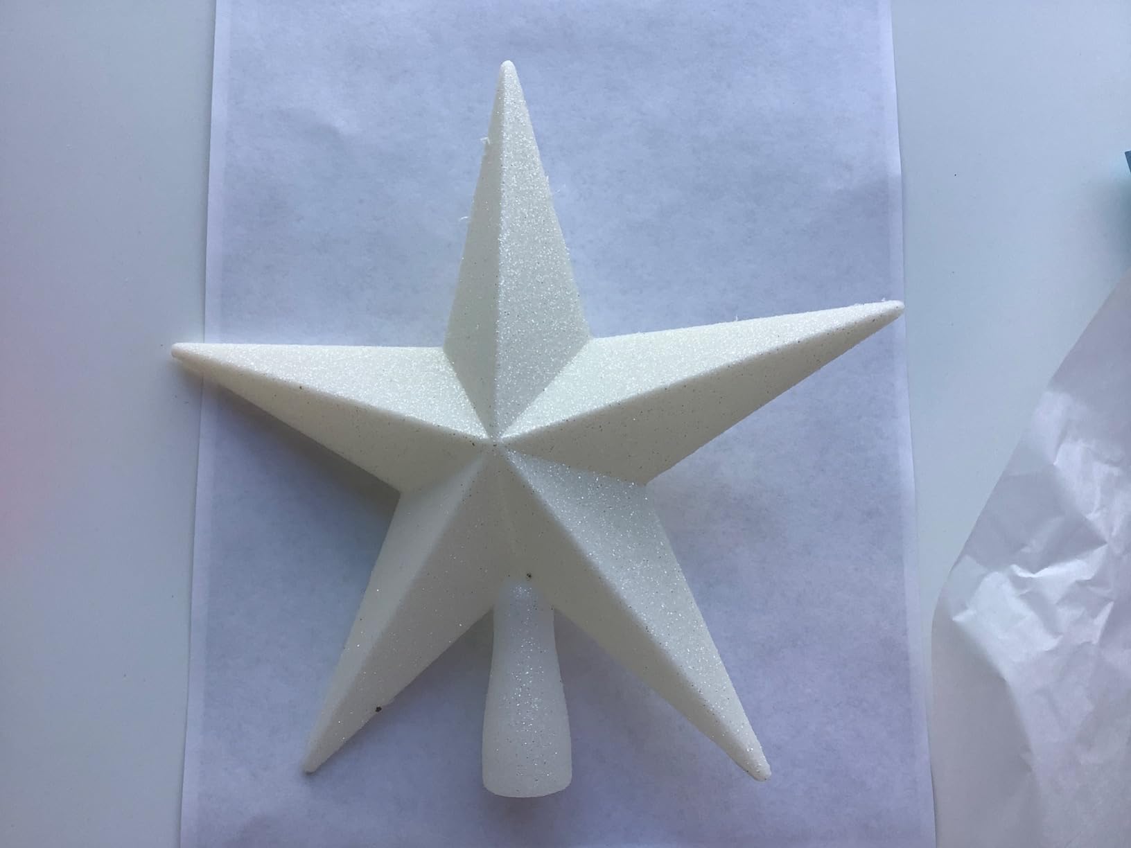 Christmas Glitter Star Tree Topper - Gold Holiday Decor Bethlehem Ornament customer photo 2