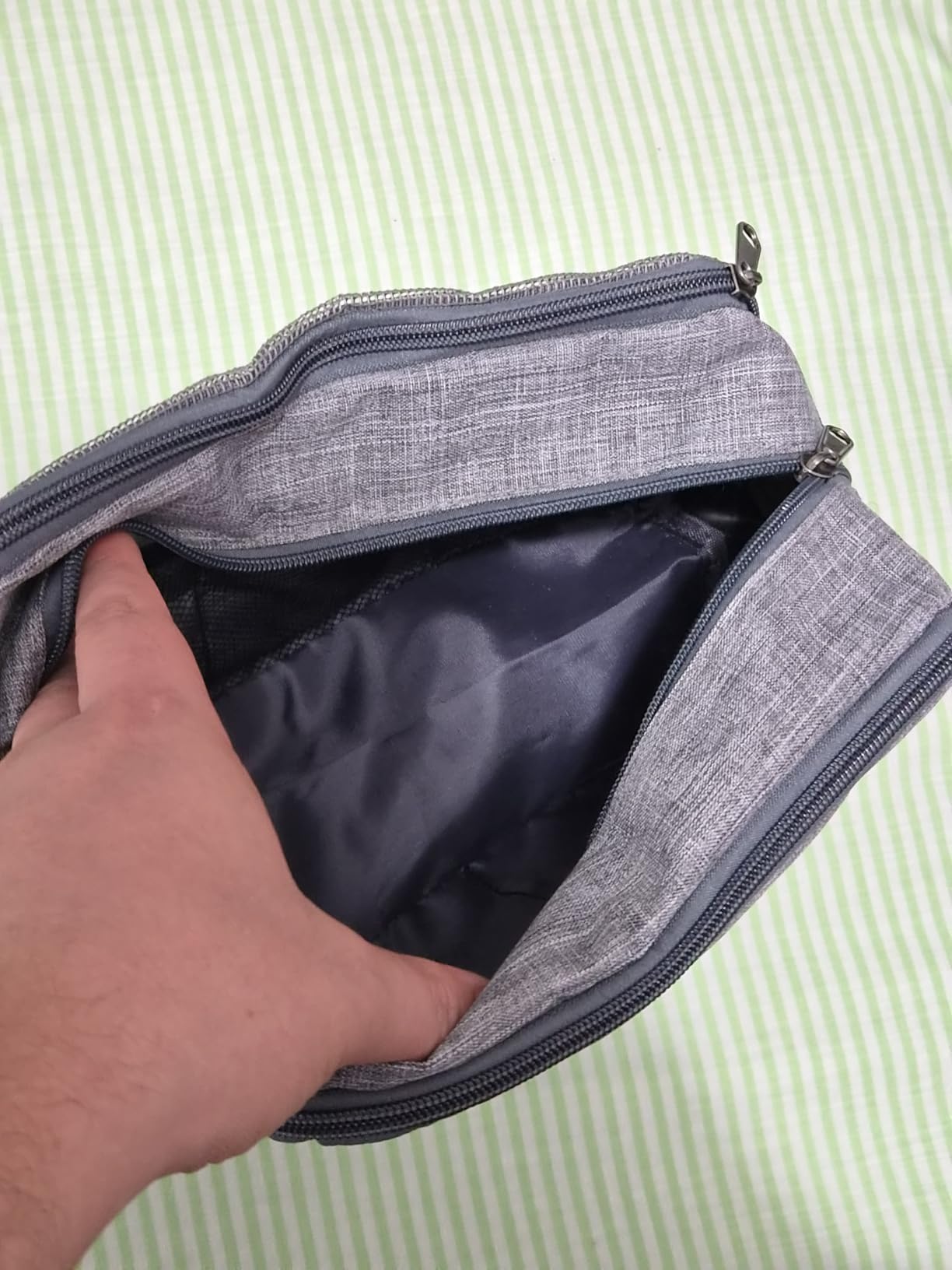 WANDF Travel Toiletry Bag for Men, Small Dopp Kit for Toiletries customer photo 1