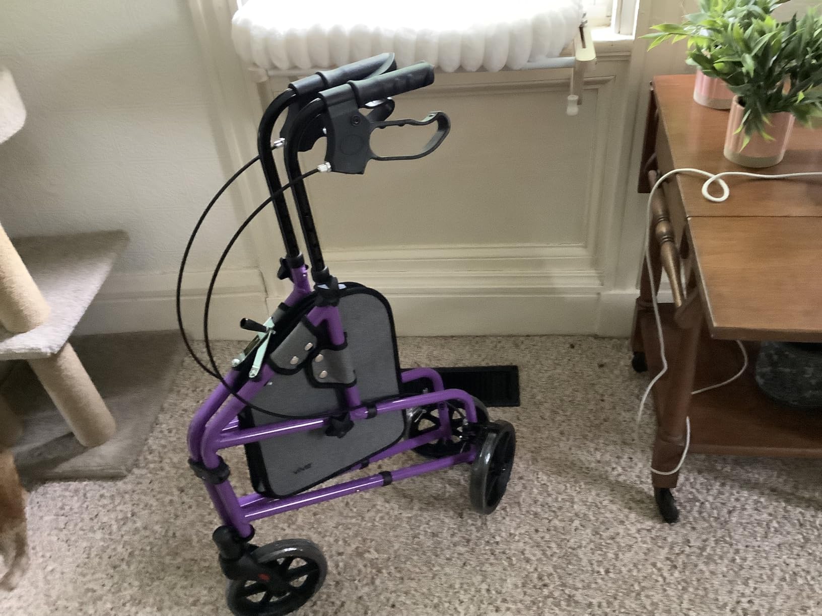 Vive Mobility 3 Wheel Walker for Seniors - Foldable Narrow Rollator Walker customer photo 2