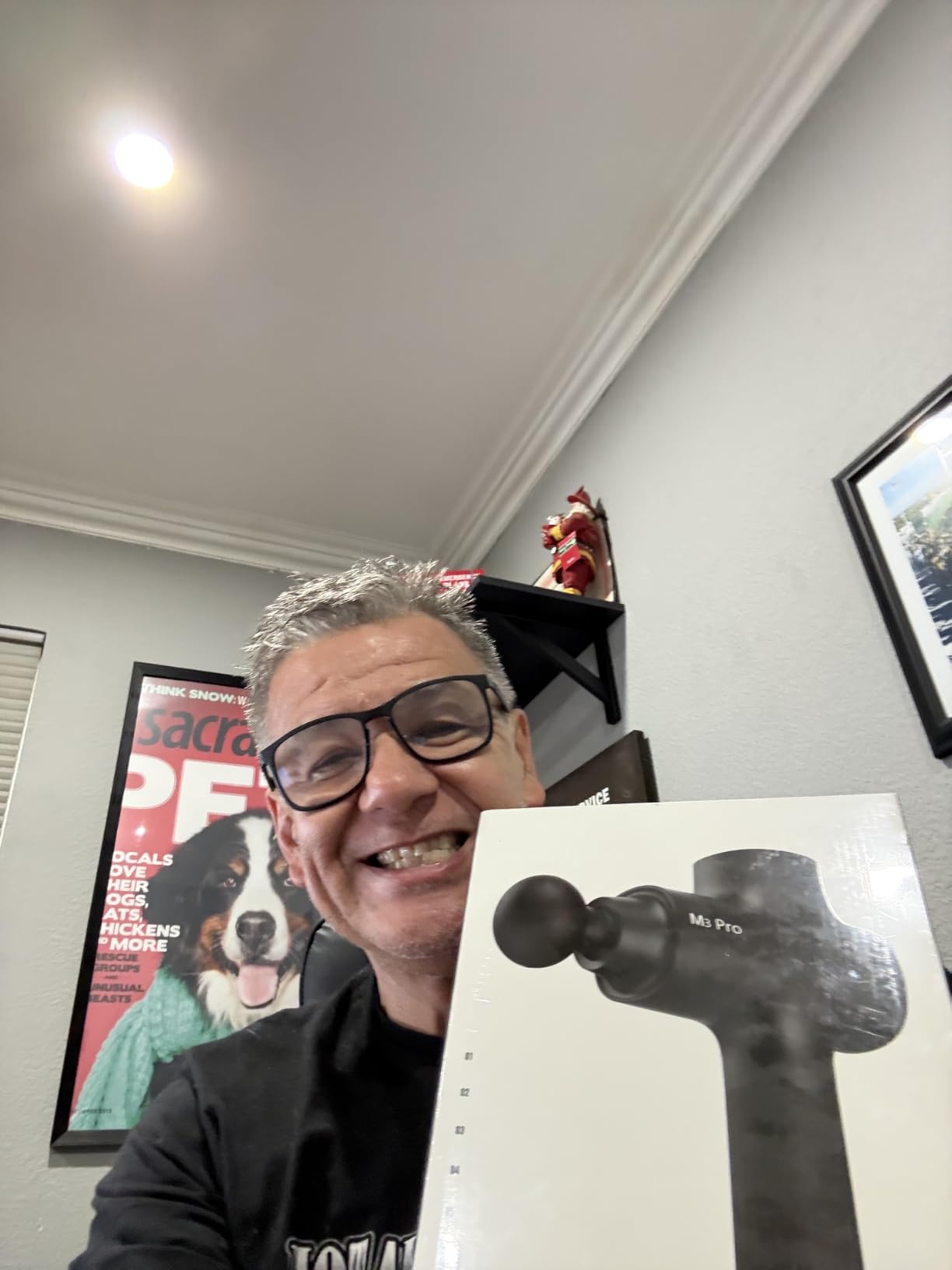 Opove M3 Pro 2 Massage Gun Deep Tissue for Workout Recovery, Black customer photo 2