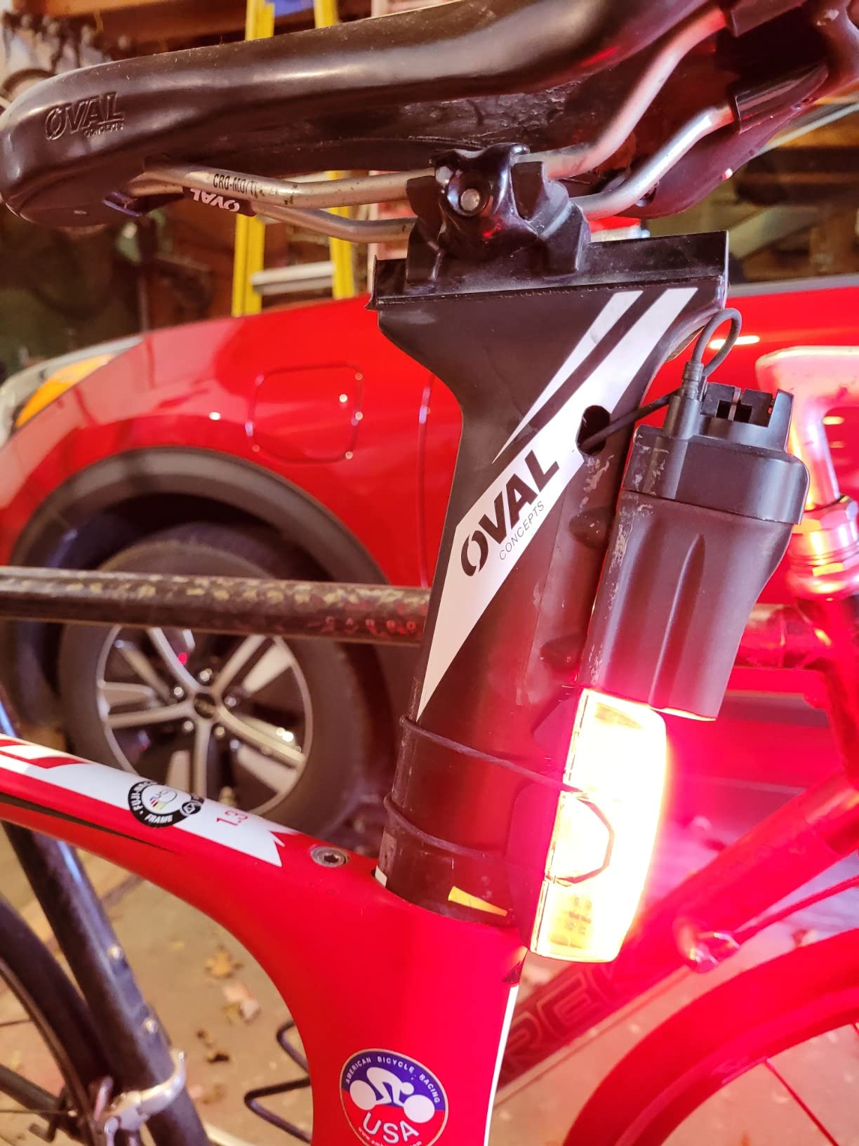 Bike Tail Light USB Rechargeable by Apace - Super Bright 100 Lumens LED Bicycle Rear Light Easily Clips on as a Red Taillight for Optimum Cycling Safety customer photo 2