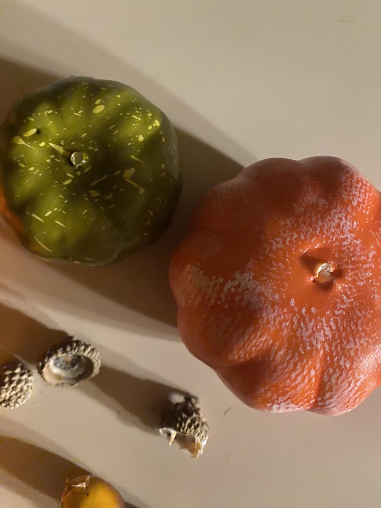 winemana Fall Decorations for Home Mini Pumpkins Gourds & Leaves Set customer photo 1