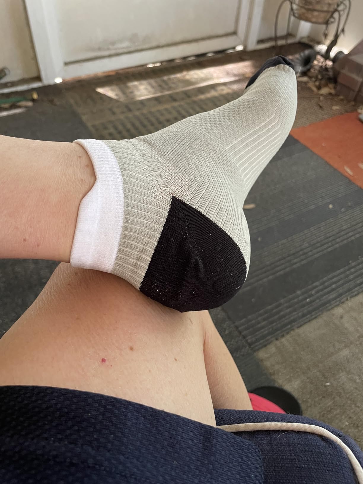 Compression Socks for Men Women Ankle Running Socks for Plantar Fasciitis customer photo 1
