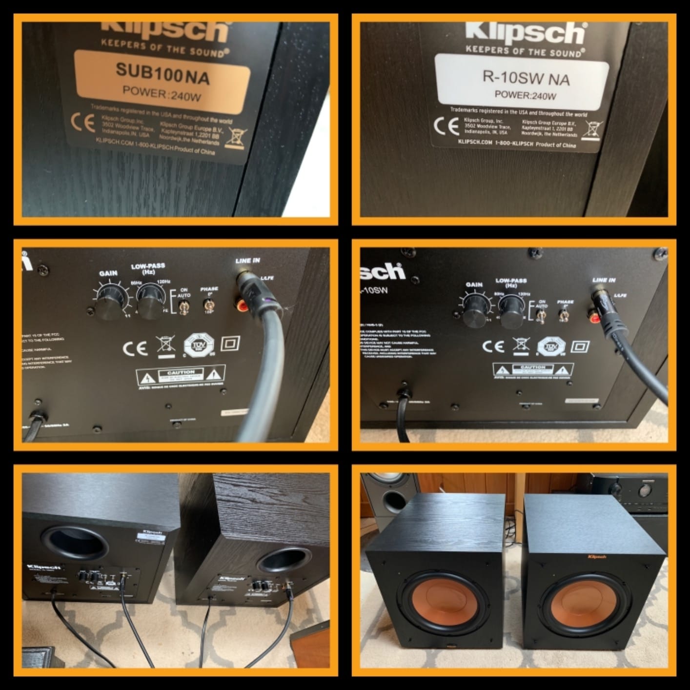Klipsch Synergy Black Label Sub-100 10” Front-Firing Subwoofer with 150 Watts of continuous power, 300 watts of Dynamic Power, and All-Digital Amplifier for Powerful Home Theater Bass customer photo 1