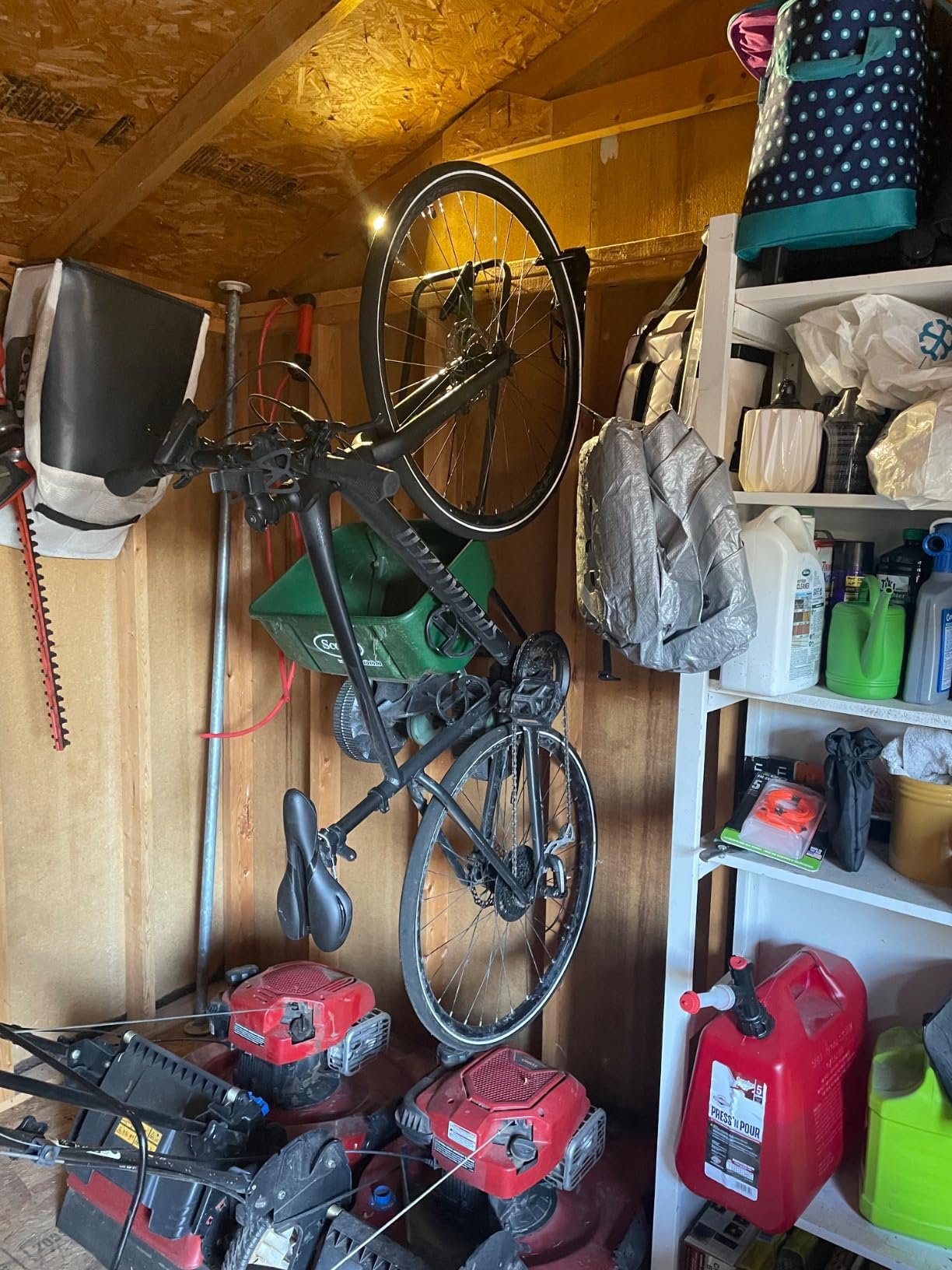 Wallmaster Bike Storage Rack for Garage, Wall Mount Bicycles Hanger customer photo 1
