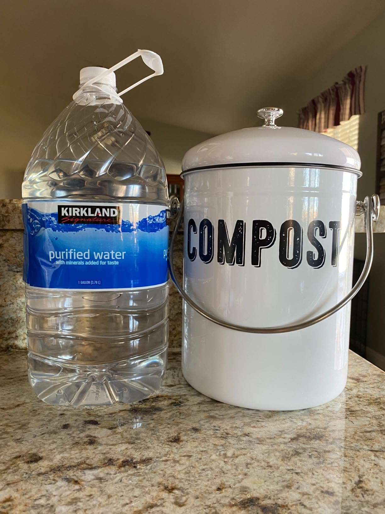 Granrosi Compost Bin Kitchen Counter, 1.3 Gallon, 3 Charcoal Filters customer photo 2
