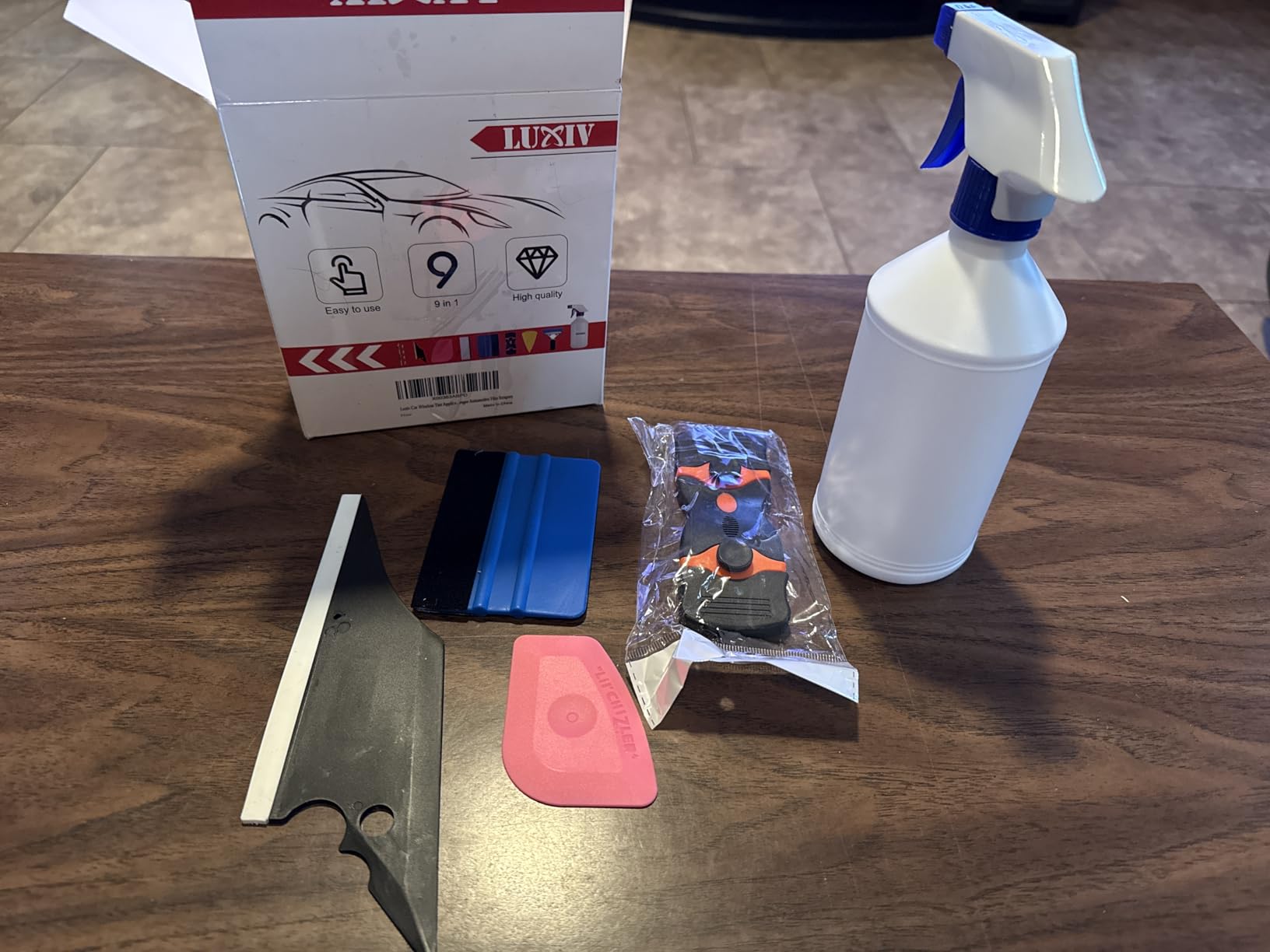 Luxiv Car Window Tint Application Tool Kit, 9P Glass Film Installing Tool customer photo 1