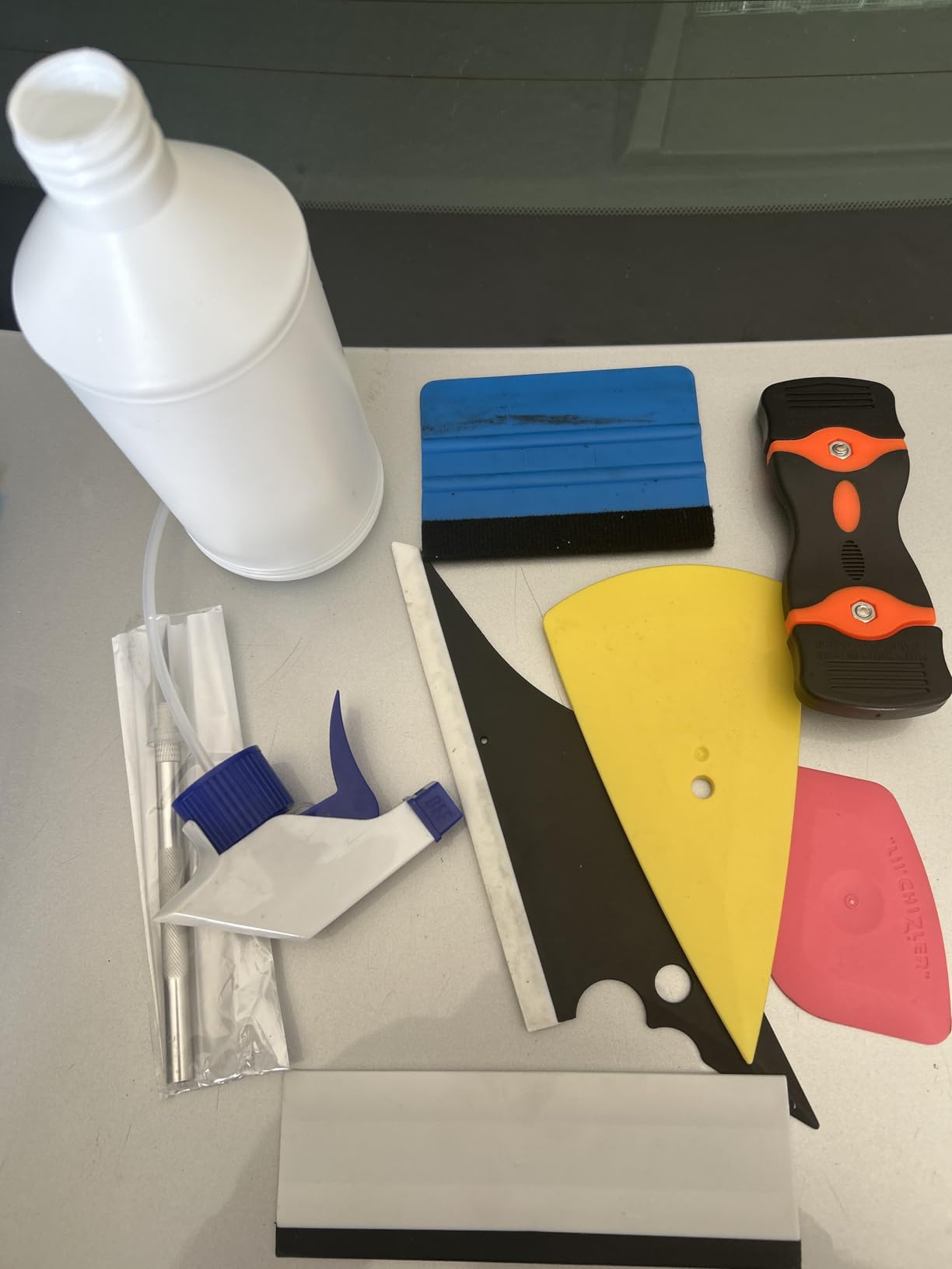 Luxiv Car Window Tint Application Tool Kit, 9P Glass Film Installing Tool customer photo 2