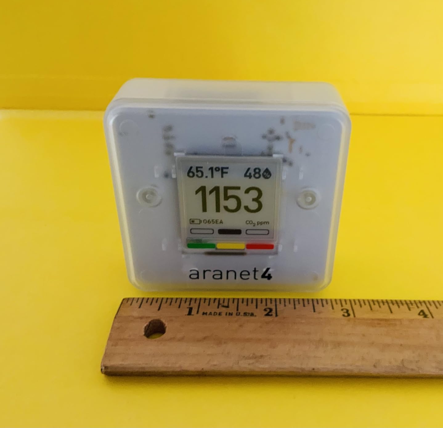 Aranet4 Indoor Air Quality Monitor, Wireless CO2 Detector for Home, Office customer photo 2