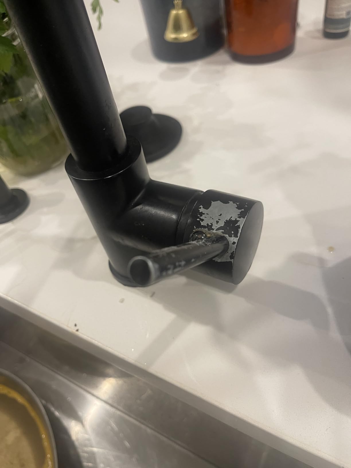Fapully Black Kitchen Faucet,Commercial Pull Down Kitchen Sink Faucet customer photo 1