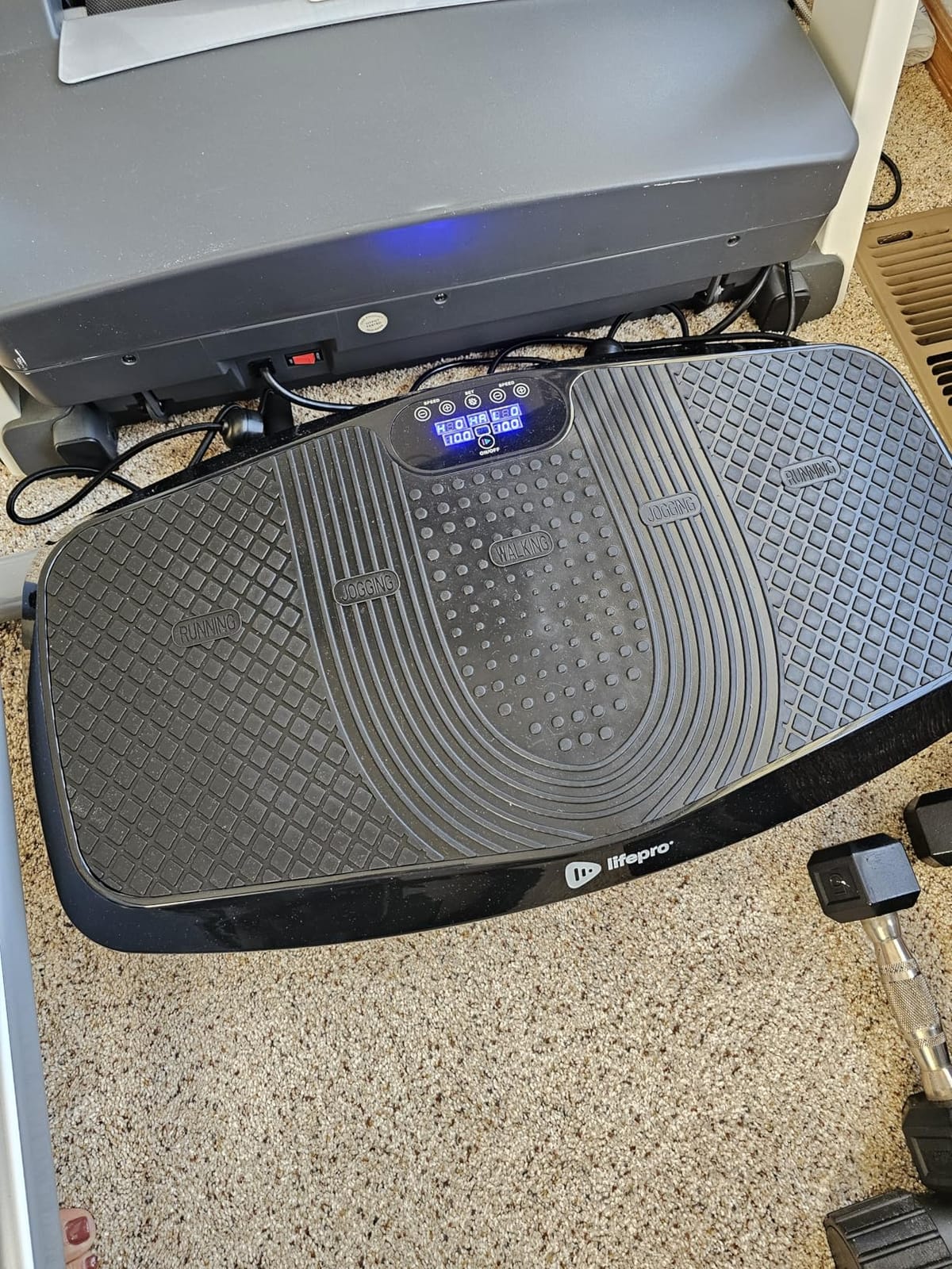 Lifepro Turbo & Hovert 3D Vibration Plate Exercise Machine with 99 Speeds customer photo 2