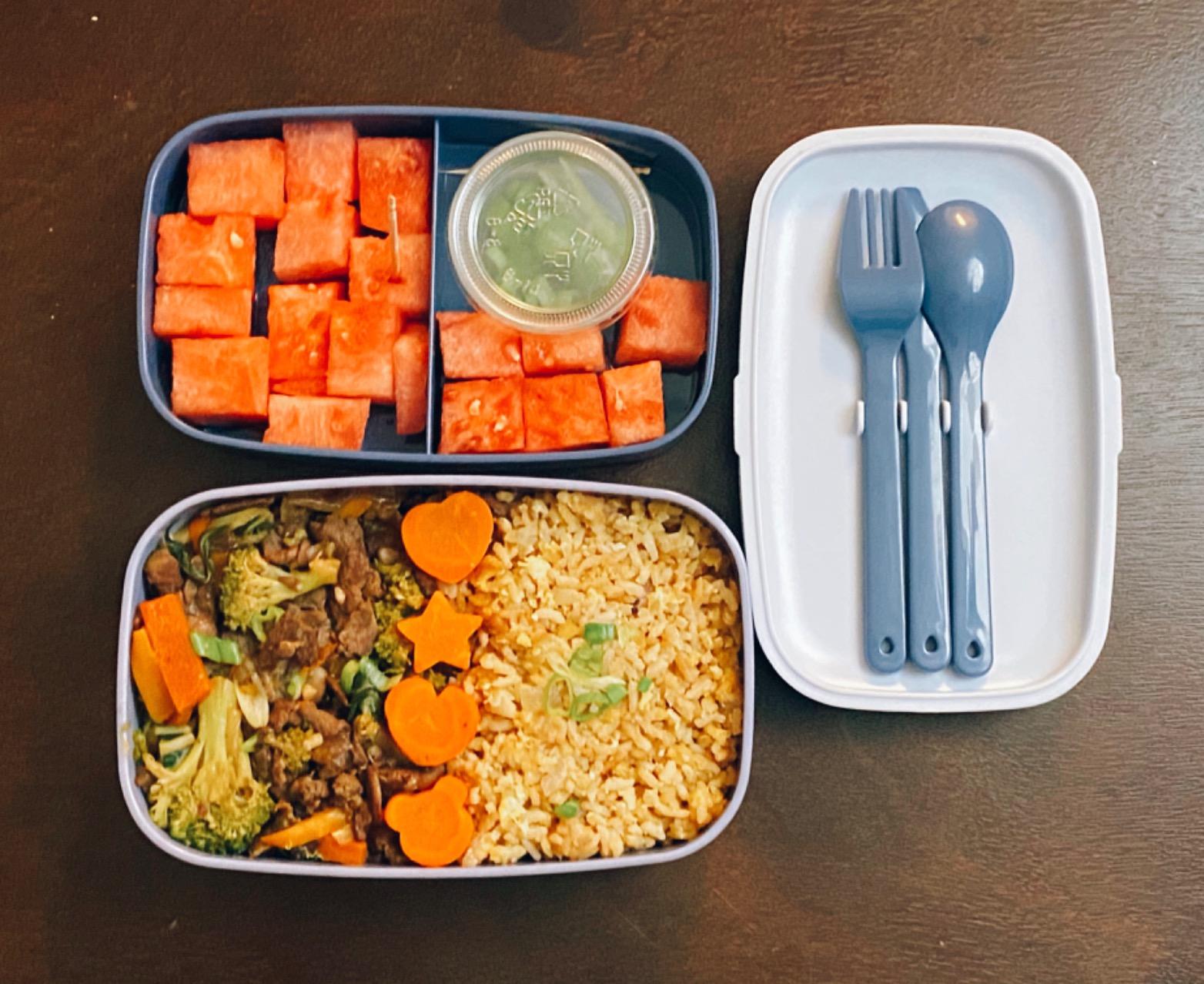Bentgo Classic Stackable 3-Compartment Adult Bento-Style Lunch Box customer photo 2