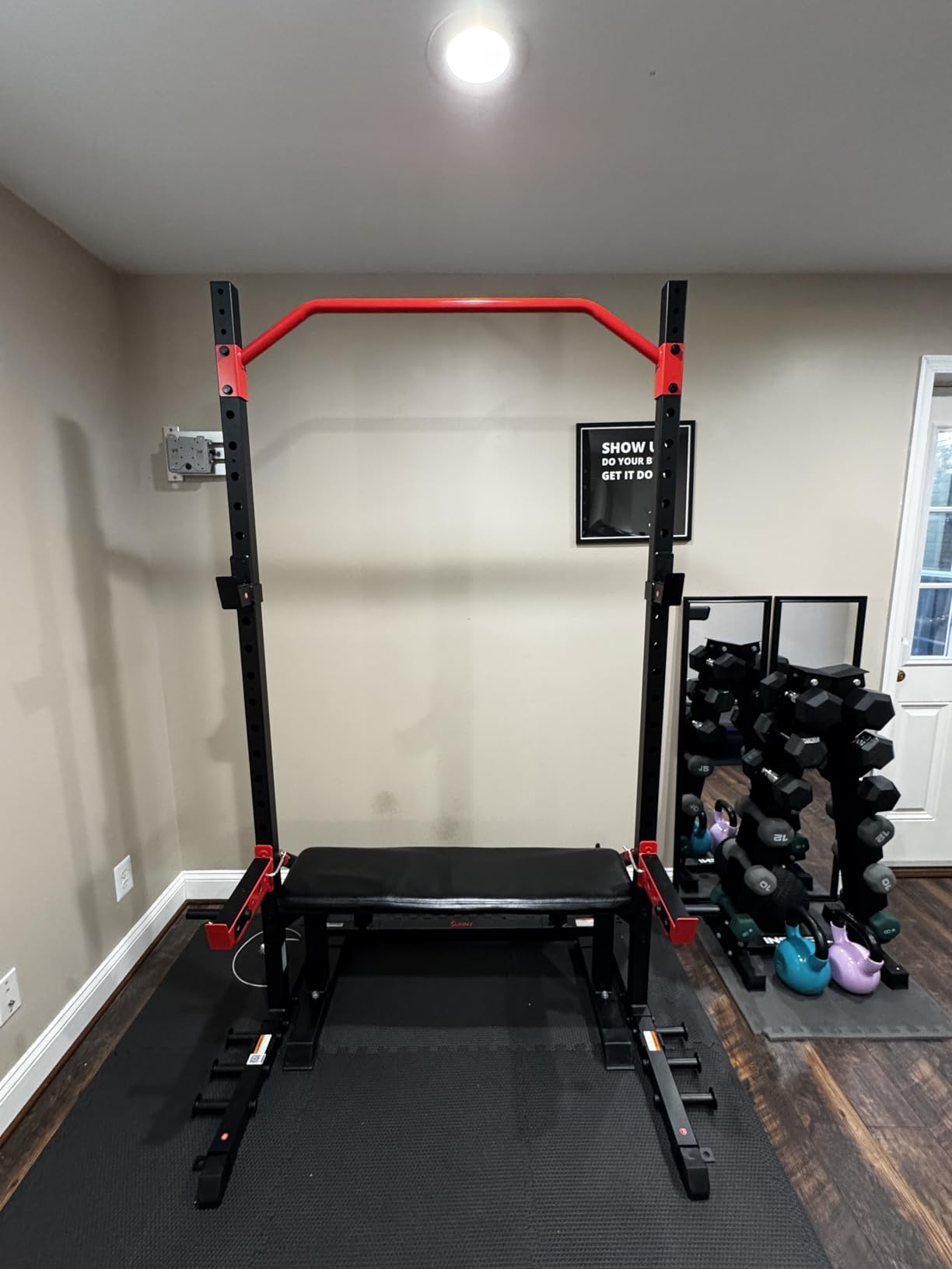 Sunny Health & Fitness Full Size Power Rack for Complete Strength Training customer photo 1