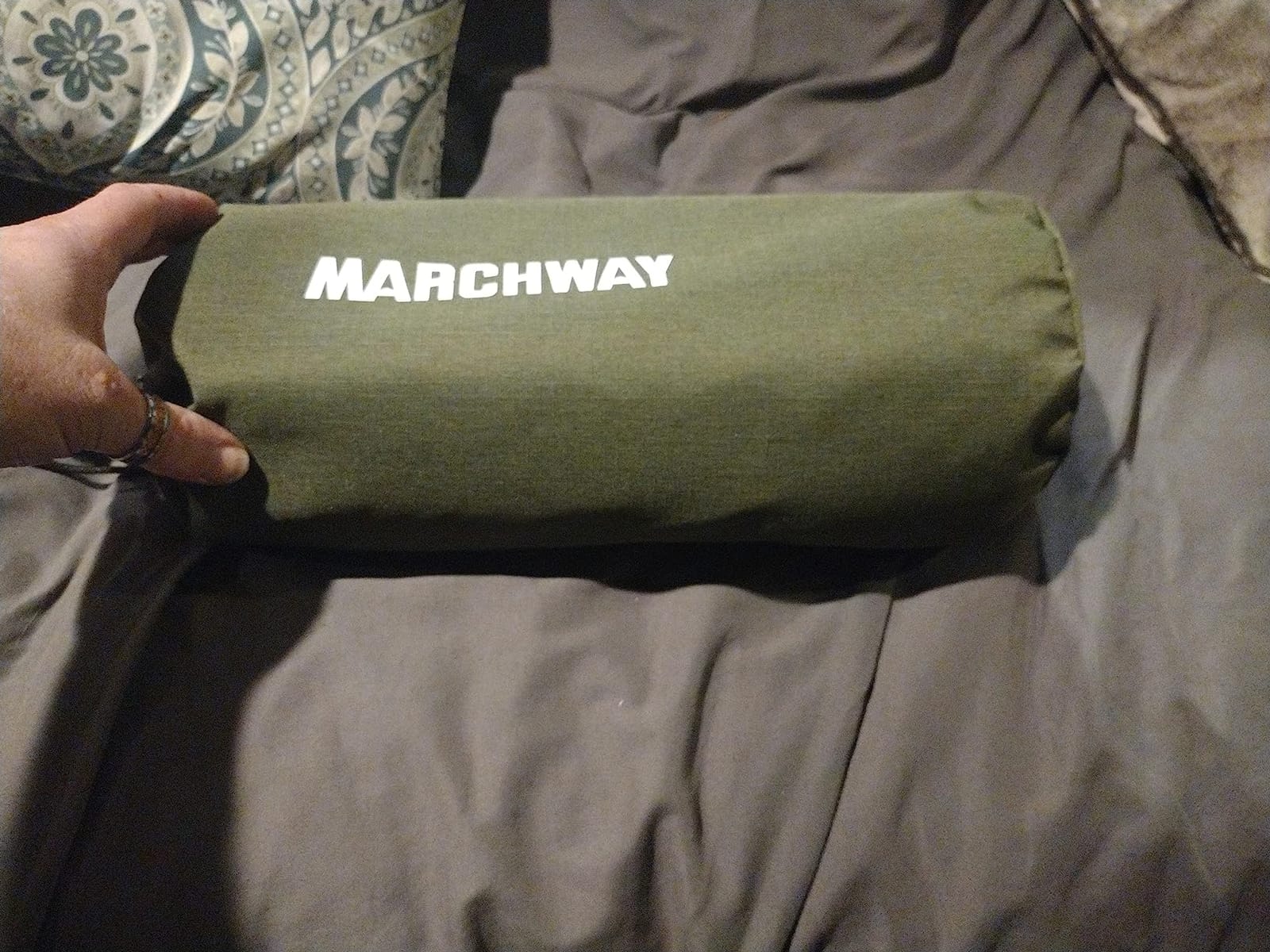 MARCHWAY Ultralight Folding Camping Cot Bed, Portable, Supports 275 lbs customer photo 1