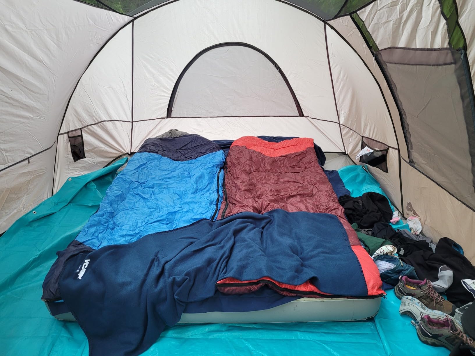 oaskys Camping Sleeping Bag - 3 Season Warm & Cool Weather - Summer Spring Fall Lightweight Waterproof for Adults Kids - Camping Essentials Gear Accessories Hiking Sleep Must Haves customer photo 1