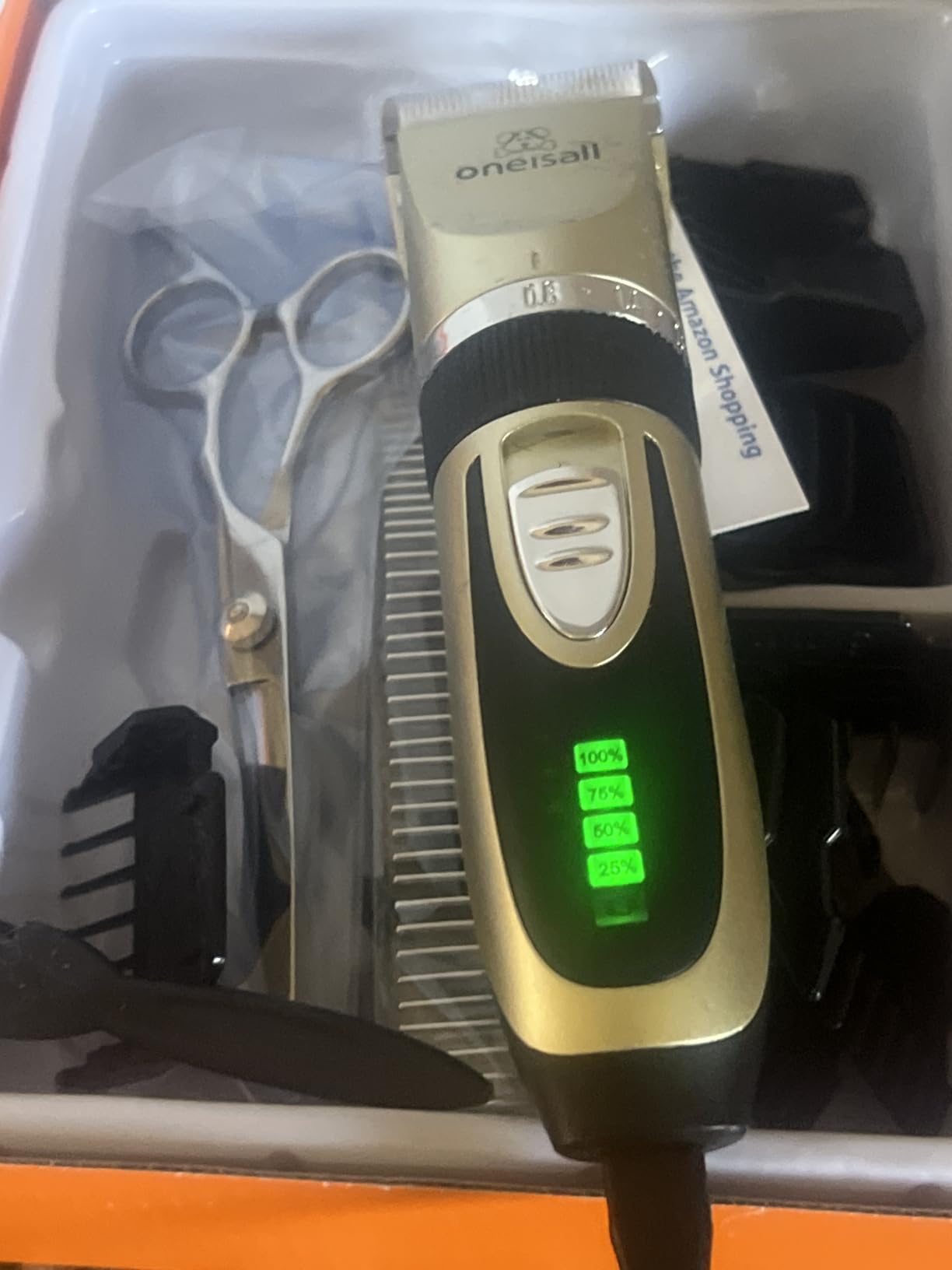 oneisall Dog Grooming Clippers with LED Display for Dogs & Cats customer photo 1