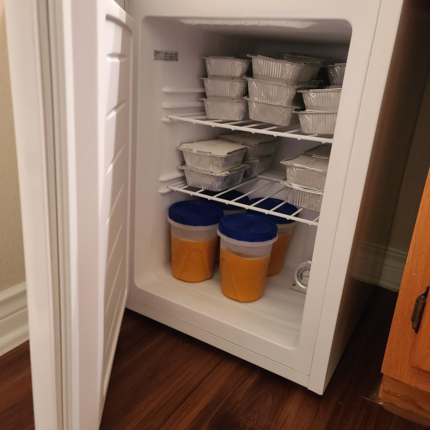 Kismile Small Freezer Upright, 3.0 Cu.ft Mini Freezer, Stainless Steel customer photo 2