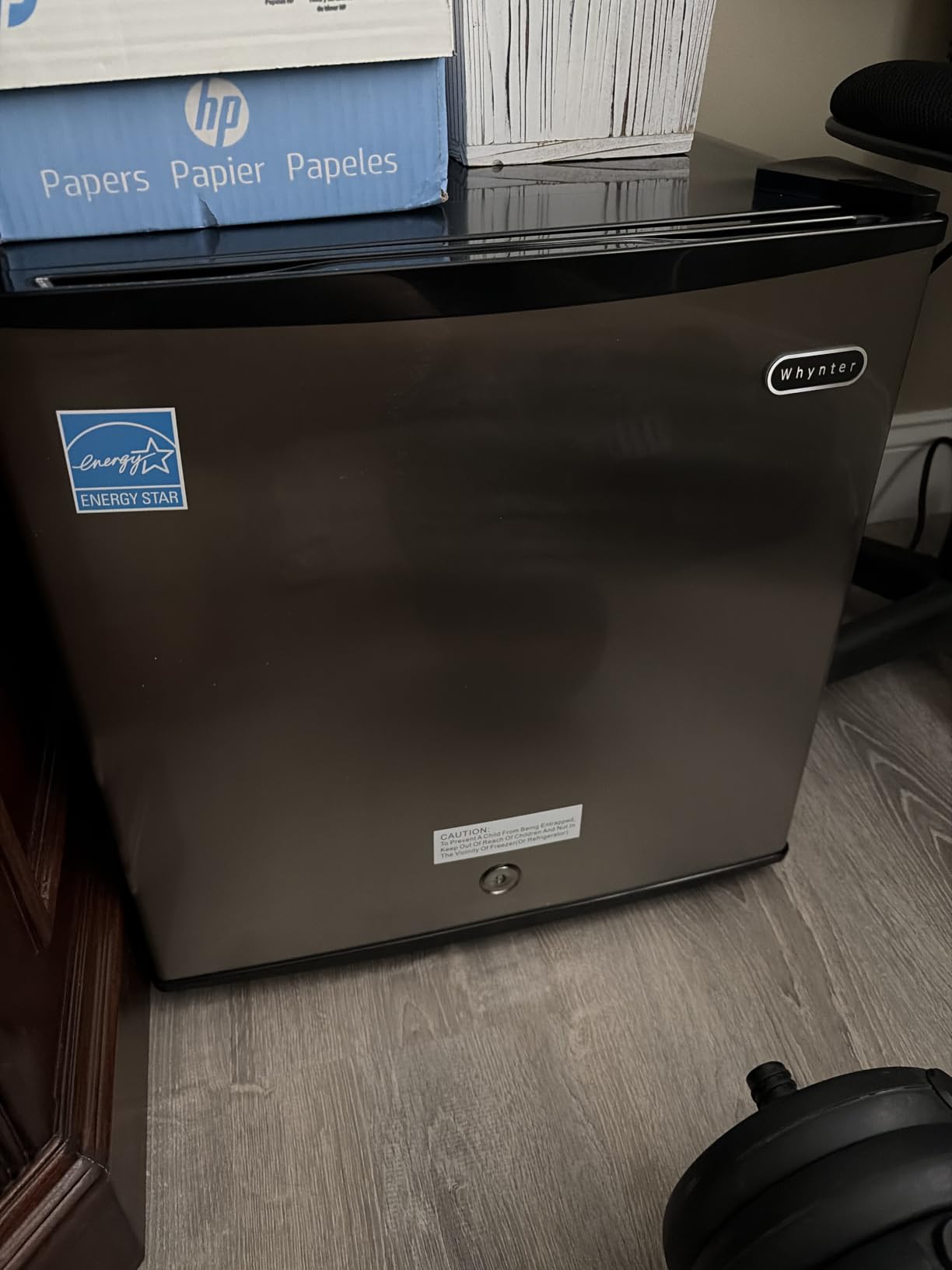 Whynter Upright Mini Freezer, 3.1 Cu Ft, Silver, CUF-301SS customer photo 1