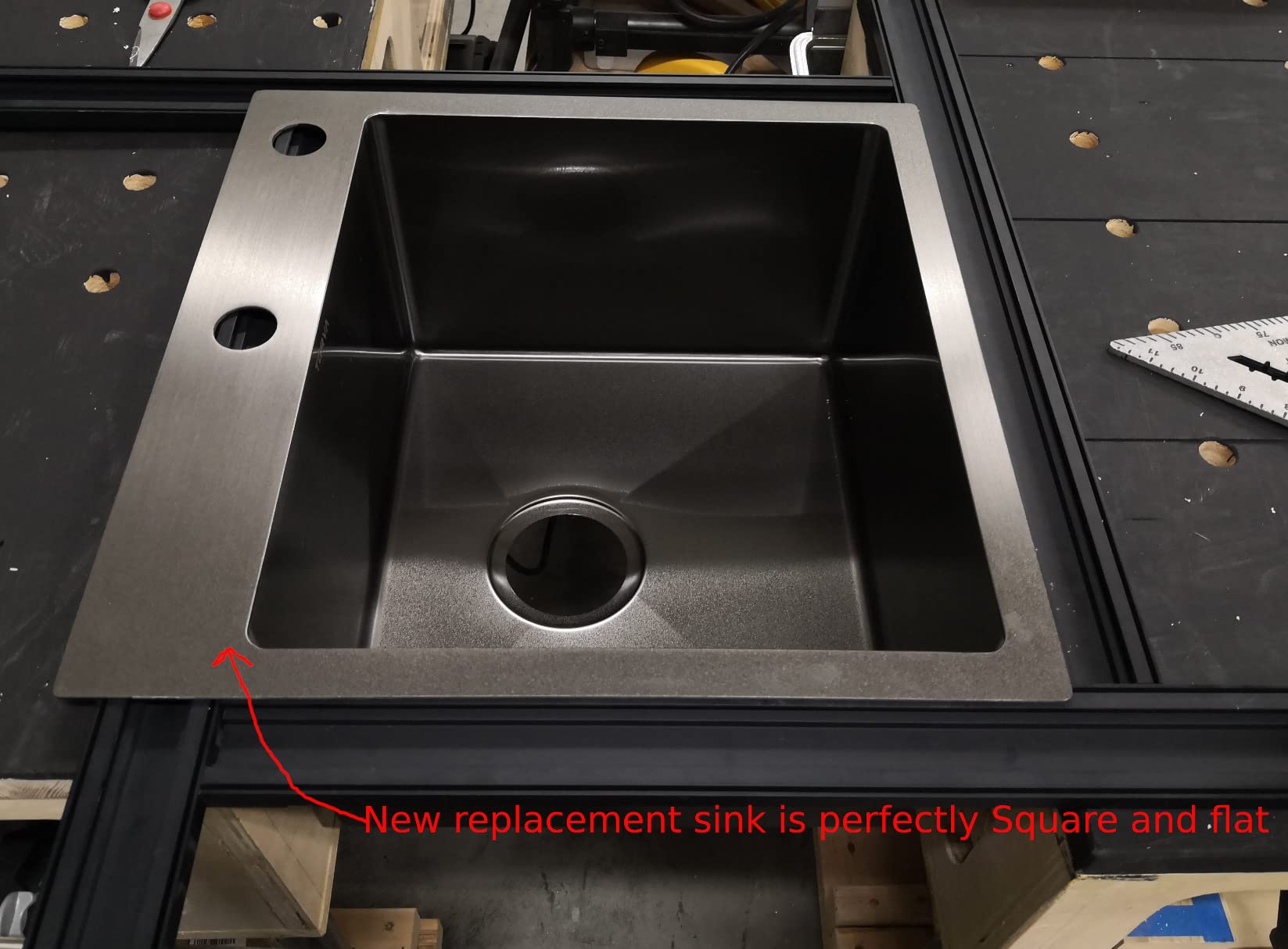 TORVA 13 x 15 Inch Undermount Kitchen Sink, Premium 304 Stainless Steel Bar Sink - 8 Inches Deep Basin Single Bowl Sink customer photo 2