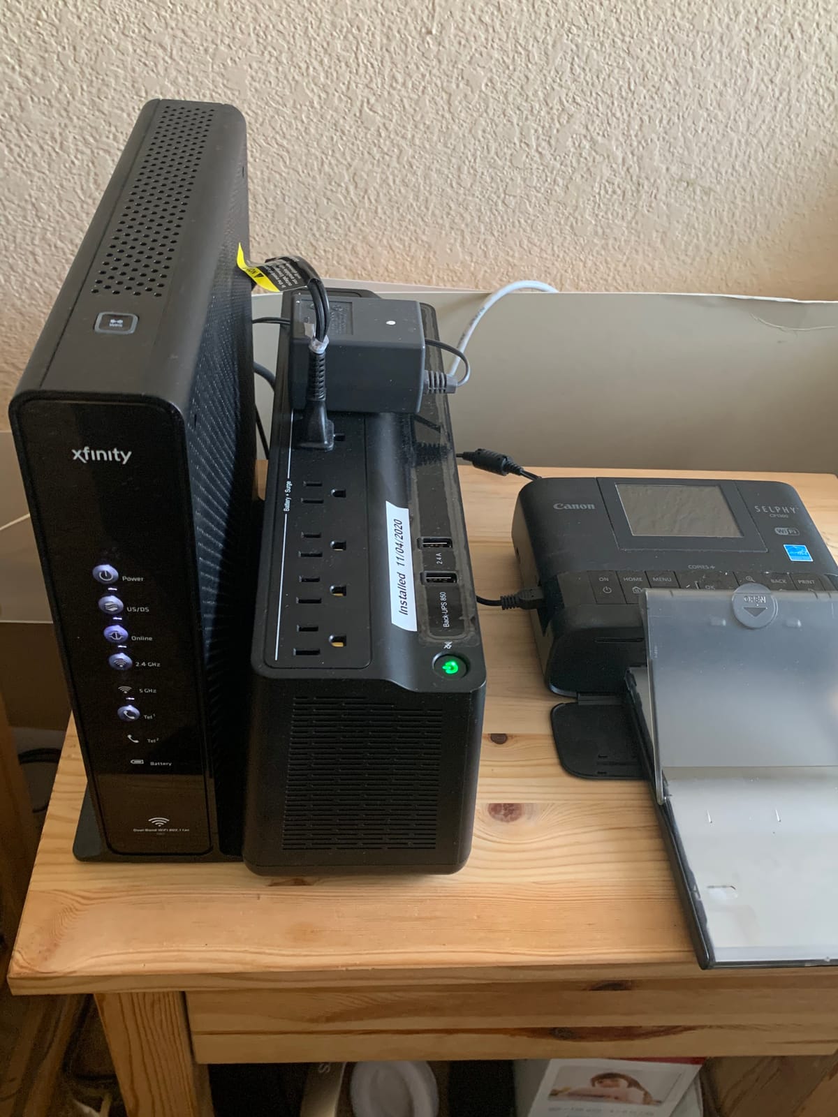 APC BE850G2 UPS Battery Backup & Surge Protector for Computer, Router, NAS customer photo 1
