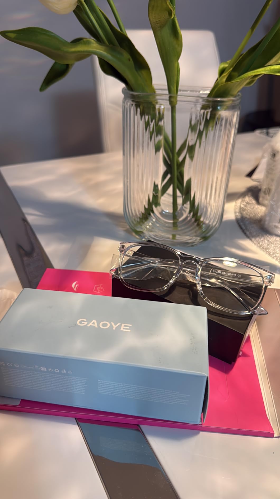 Gaoye Blue Light Glasses for Women - 3 Pack customer photo 2