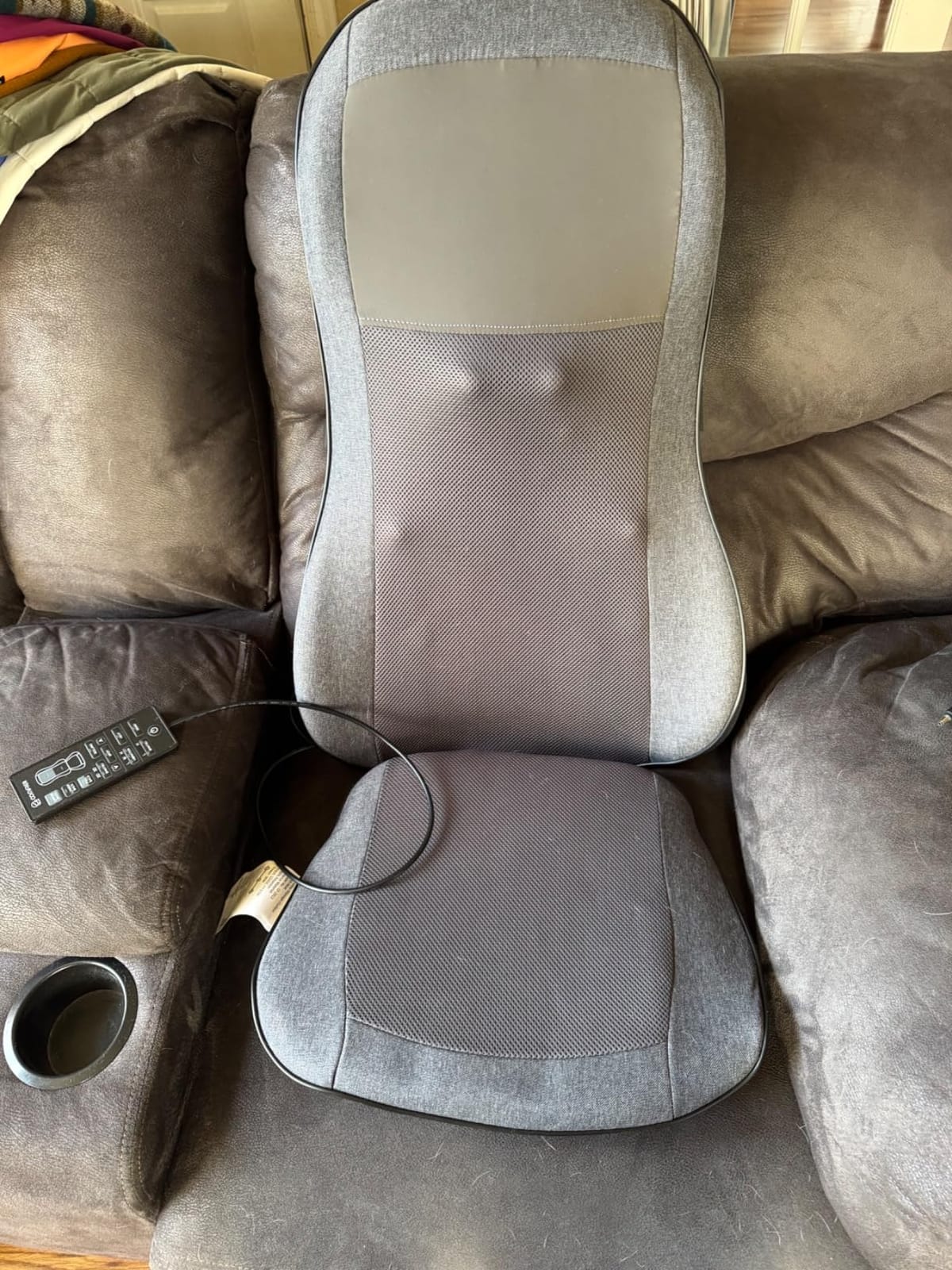 COMFIER Shiatsu Back Massager with Heat, 2D/3D Massage Chair Pad, 10 Nodes customer photo 2