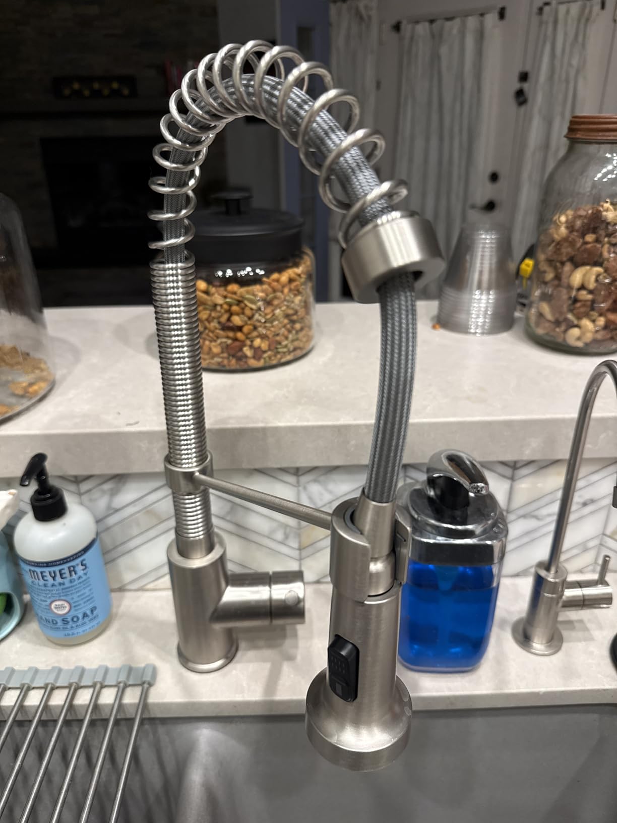 KRAUS Champagne Bronze Pull Down Kitchen Faucet KPF-1610SFACB customer photo 2