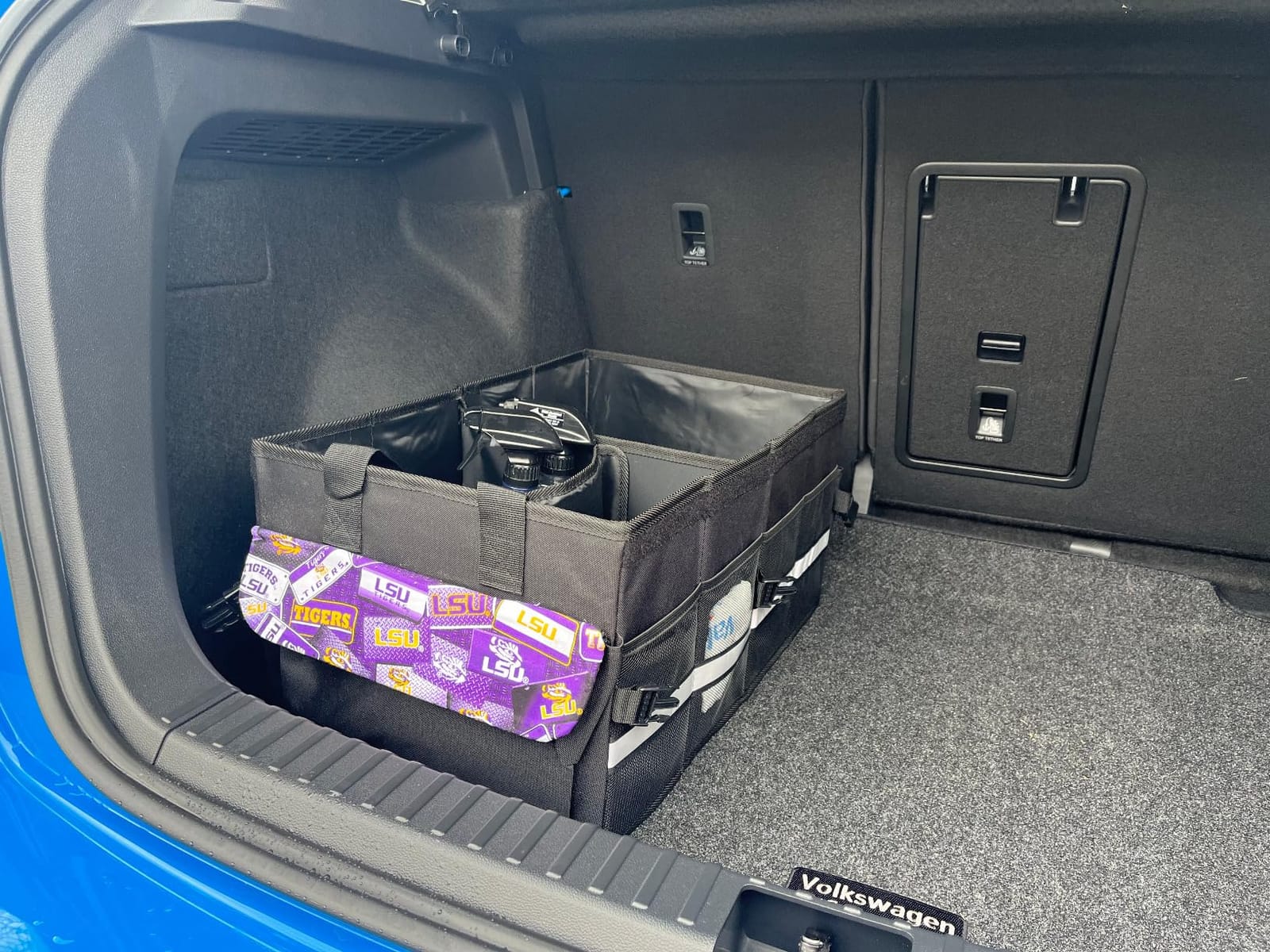 K KNODEL Trunk Organizer with Lid for Car, SUV, and Truck (Medium, Black) customer photo 1