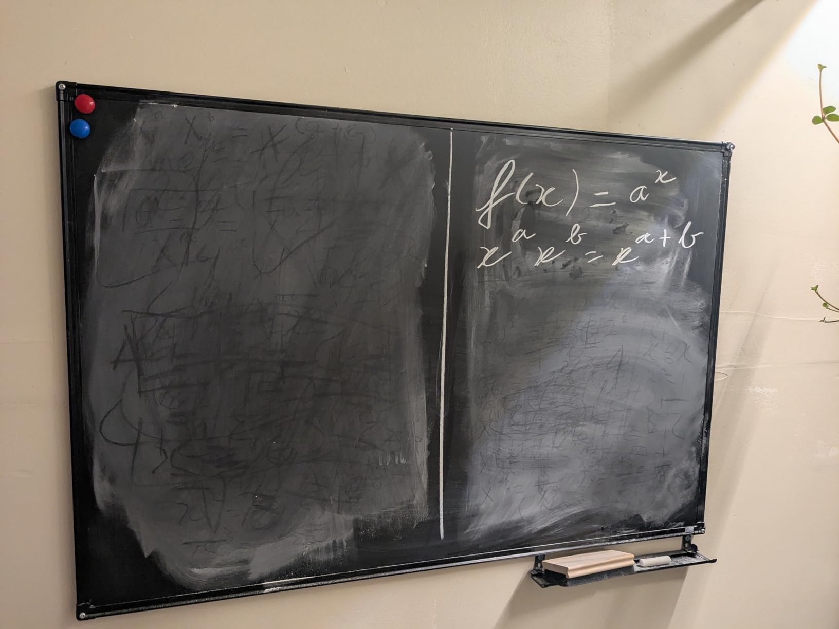 XBoard Magnetic Chalkboard Blackboard 36 x 24, Chalkboard Signs with Black Aluminium Frame, Pin Collections customer photo 1