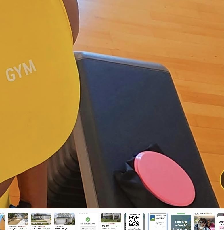 Core Sliders, Exercise Gliding Discs Dual Sided Use on Carpet and Hardwood Floors, Lightweight and Perfect Fitness Apparatus for Training Abdominal Core Strength customer photo 1