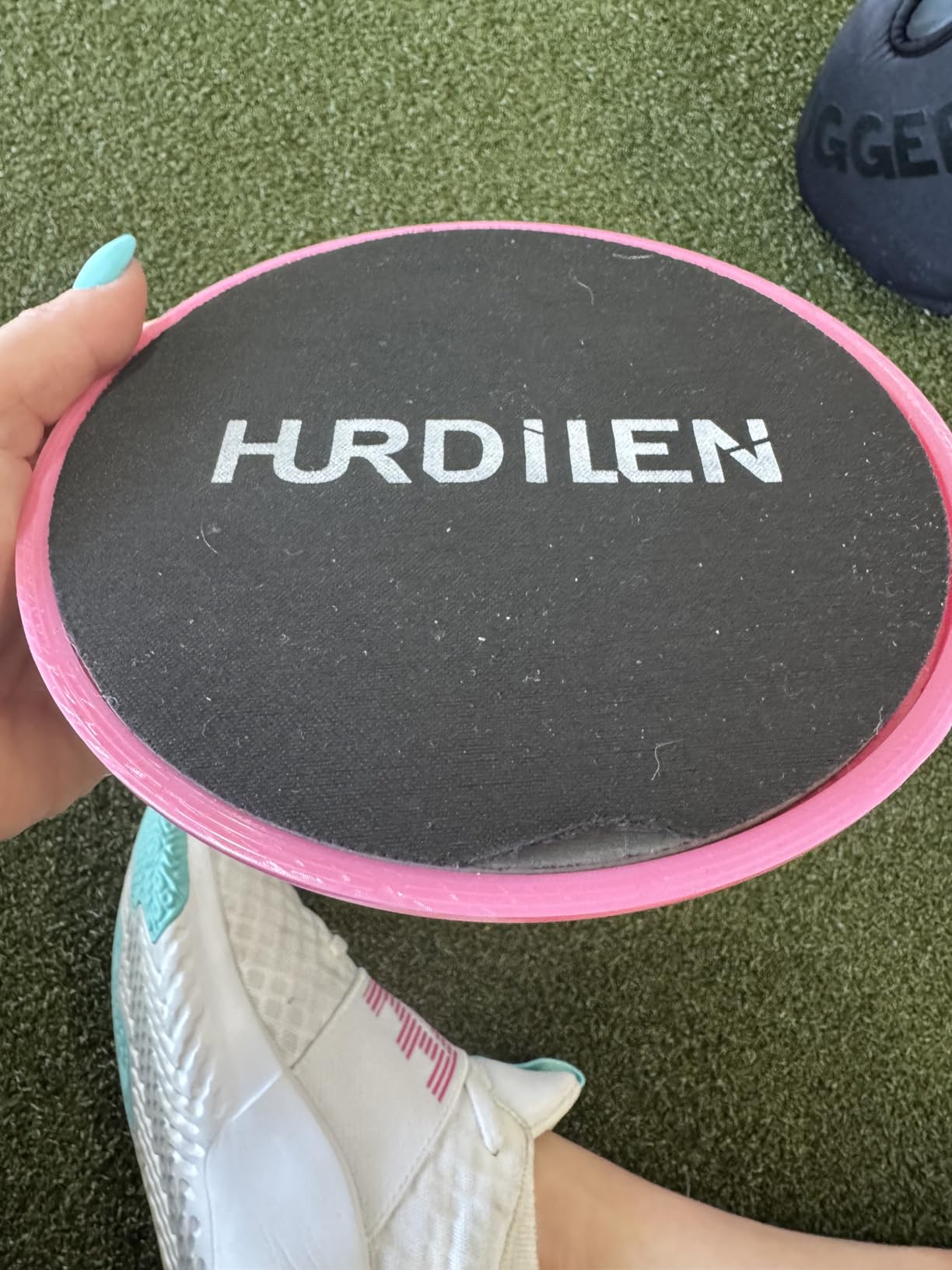 Core Sliders, Exercise Gliding Discs Dual Sided Use on Carpet and Hardwood Floors, Lightweight and Perfect Fitness Apparatus for Training Abdominal Core Strength customer photo 2
