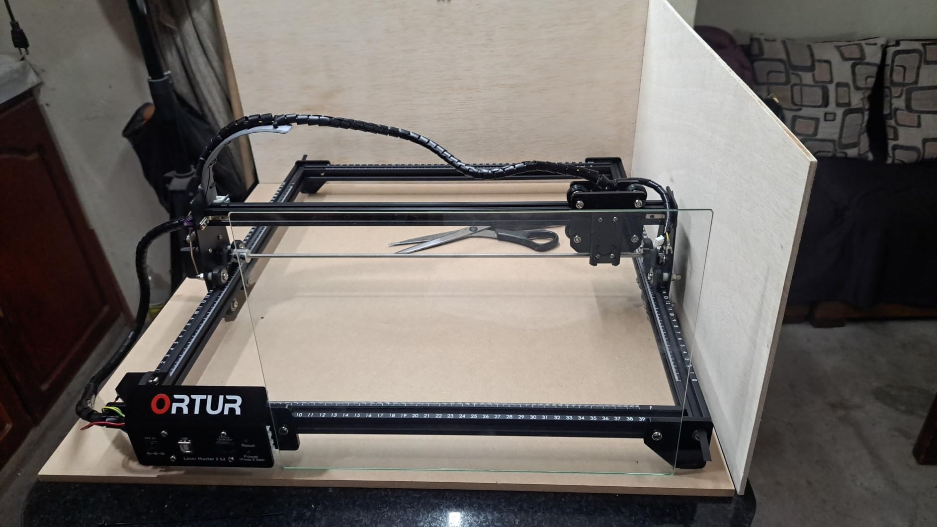 ORTUR Laser Master 2 S2 LU2-10A Laser Engraver Laser, 10000mW Engraving Cutting Machine, Class 4 High Accuracy Laser Cutter, DIY Laser Marking for Metal customer photo 1