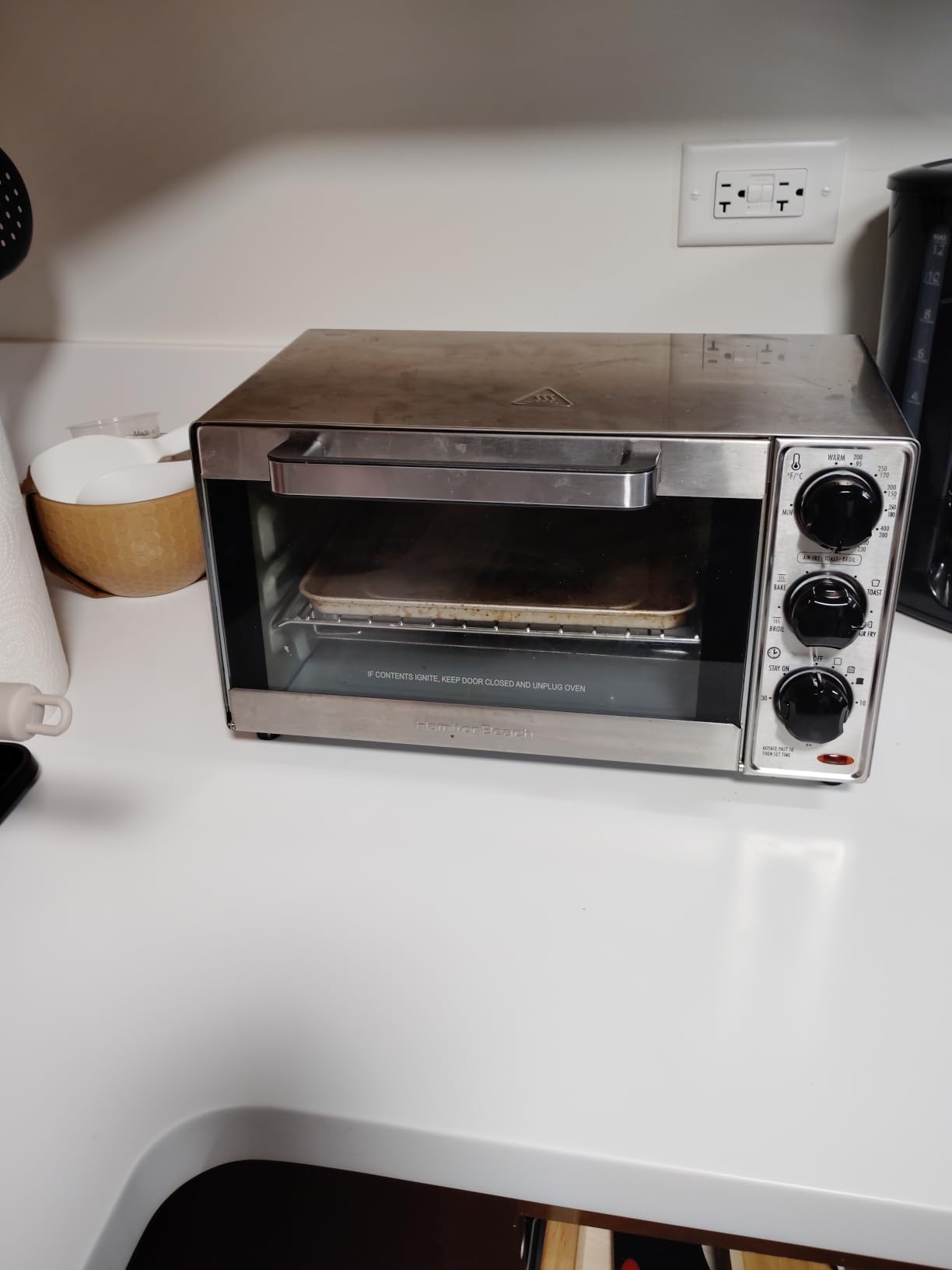Hamilton Beach 4 Slice Countertop Air Fryer Toaster Oven Combo customer photo 1