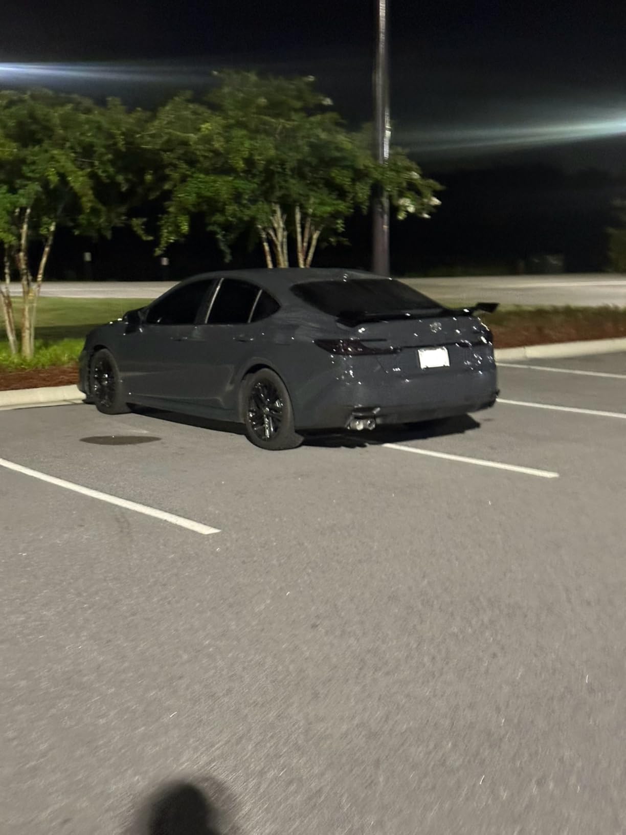 PAISEN Rear Trunk Spoiler for 2018-2024 Toyota 8th Camry, Gloss Black ABS customer photo 1