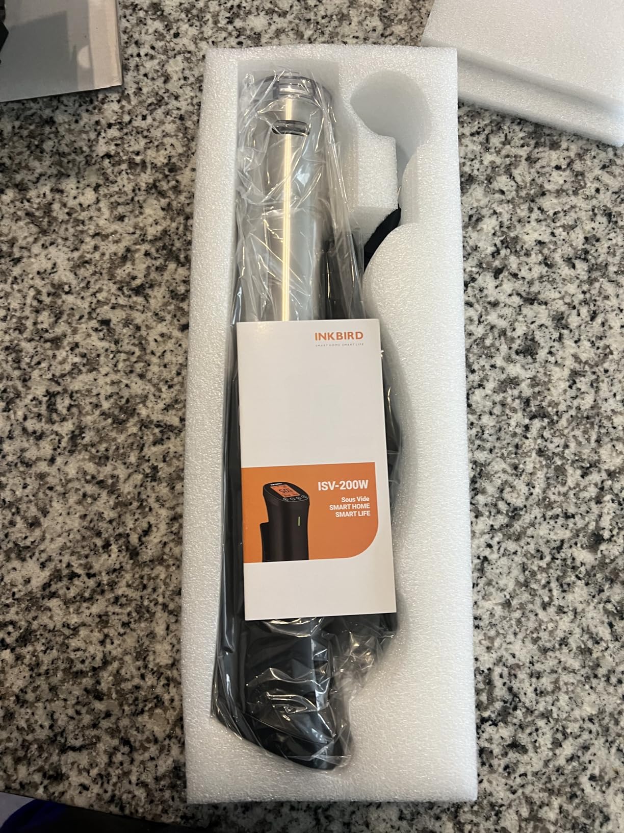INKBIRD 2.4G Wifi Sous Vide Cooker ISV-200W 1000W Sous Vide w/APP Recipes,Remote Control Immersion Circulator with Free APP, Timer Alarm Mobile Notification 3D Water Fast Heating, Ultra-Quiet customer photo 2