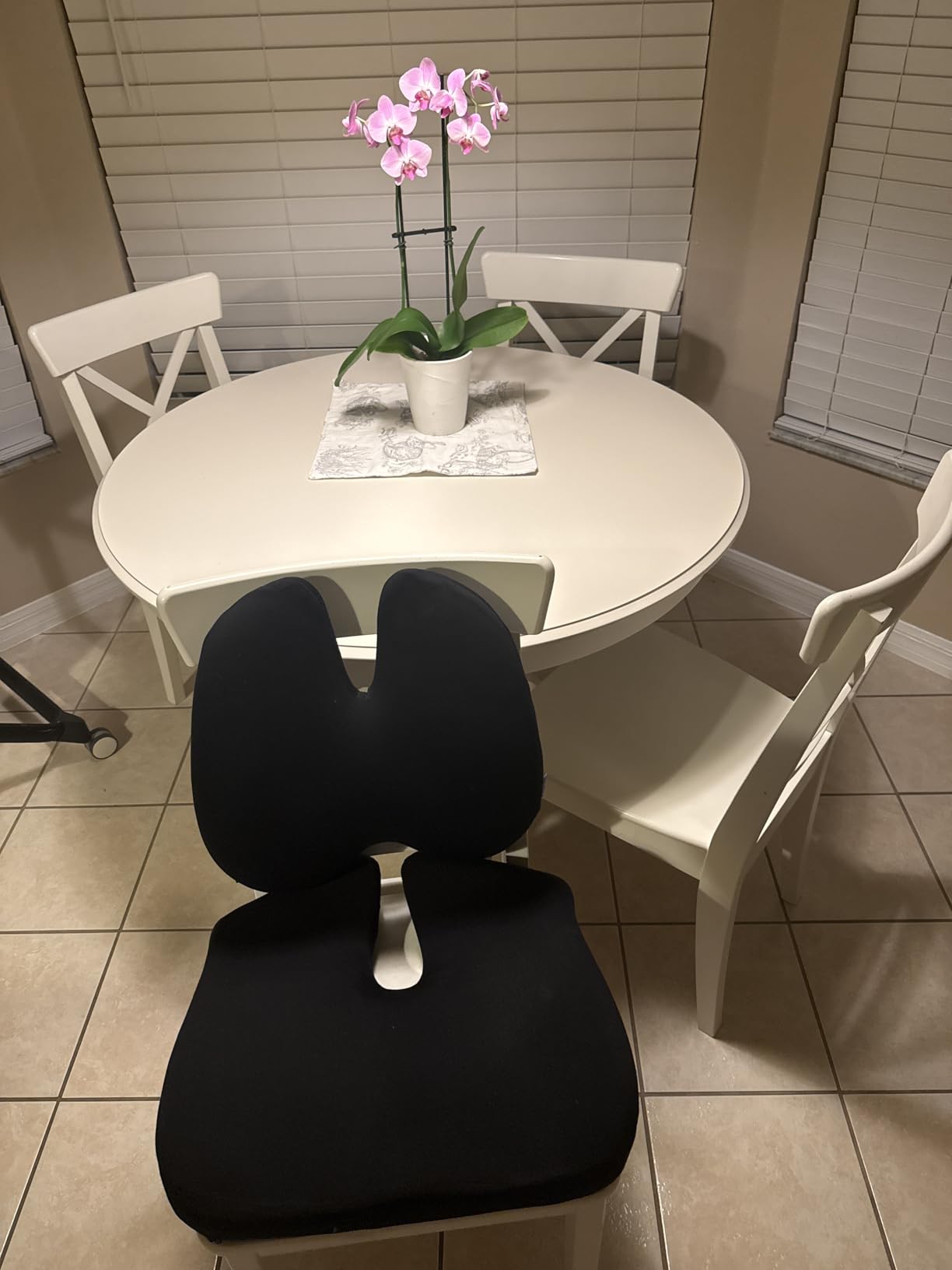 Cushion Lab Patented Pressure Relief Seat Cushion for Long Sitting Hours on Office & Home Chair - Extra-Dense Memory Foam for Soft Support. Car Pad for Hip, Tailbone, Coccyx, Sciatica - Black customer photo 1