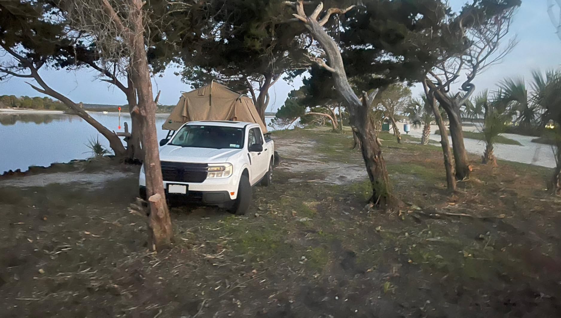 Soft Shell Rooftop Tent for SUV & Truck Camping, 3-Person - Overland Vehicle Systems TMBK - Universal Fitment with Rainfly & Ladder customer photo 2