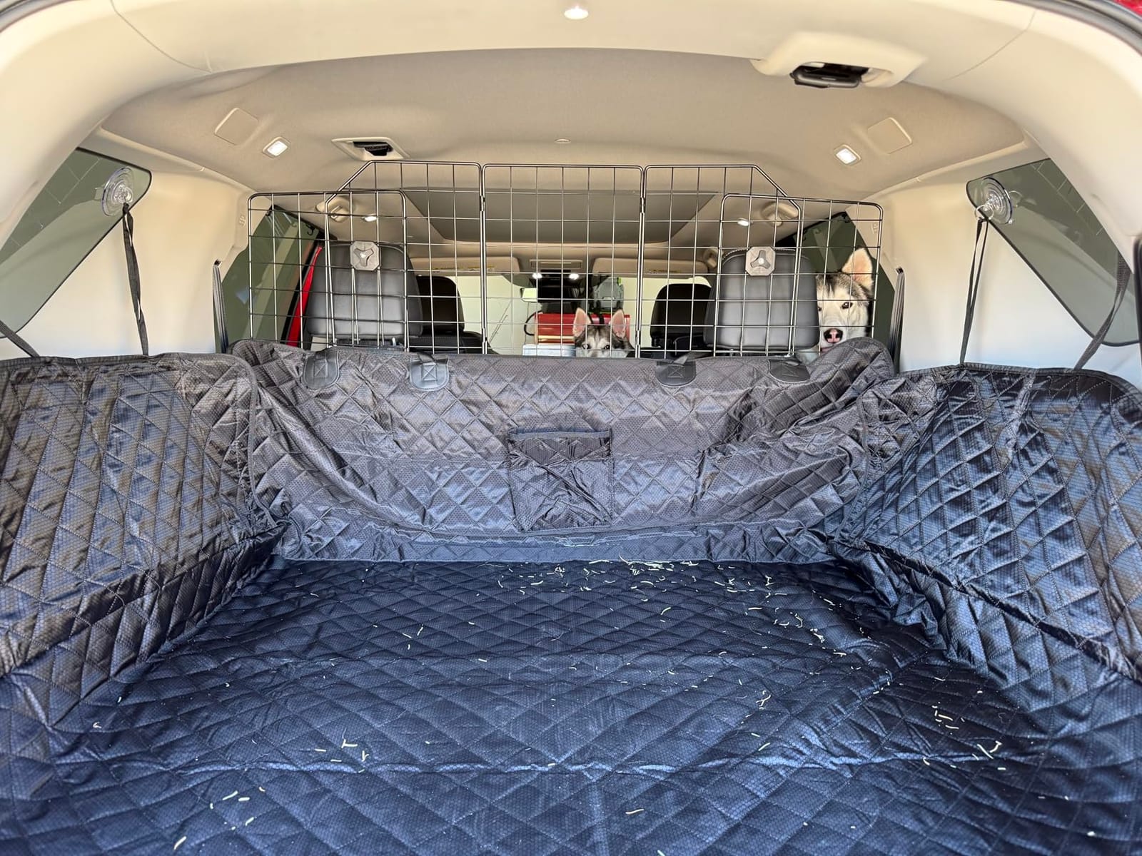 PETICON SUV Cargo Liner for Dogs, Trunk Cover with Bumper Flap Protector customer photo 2