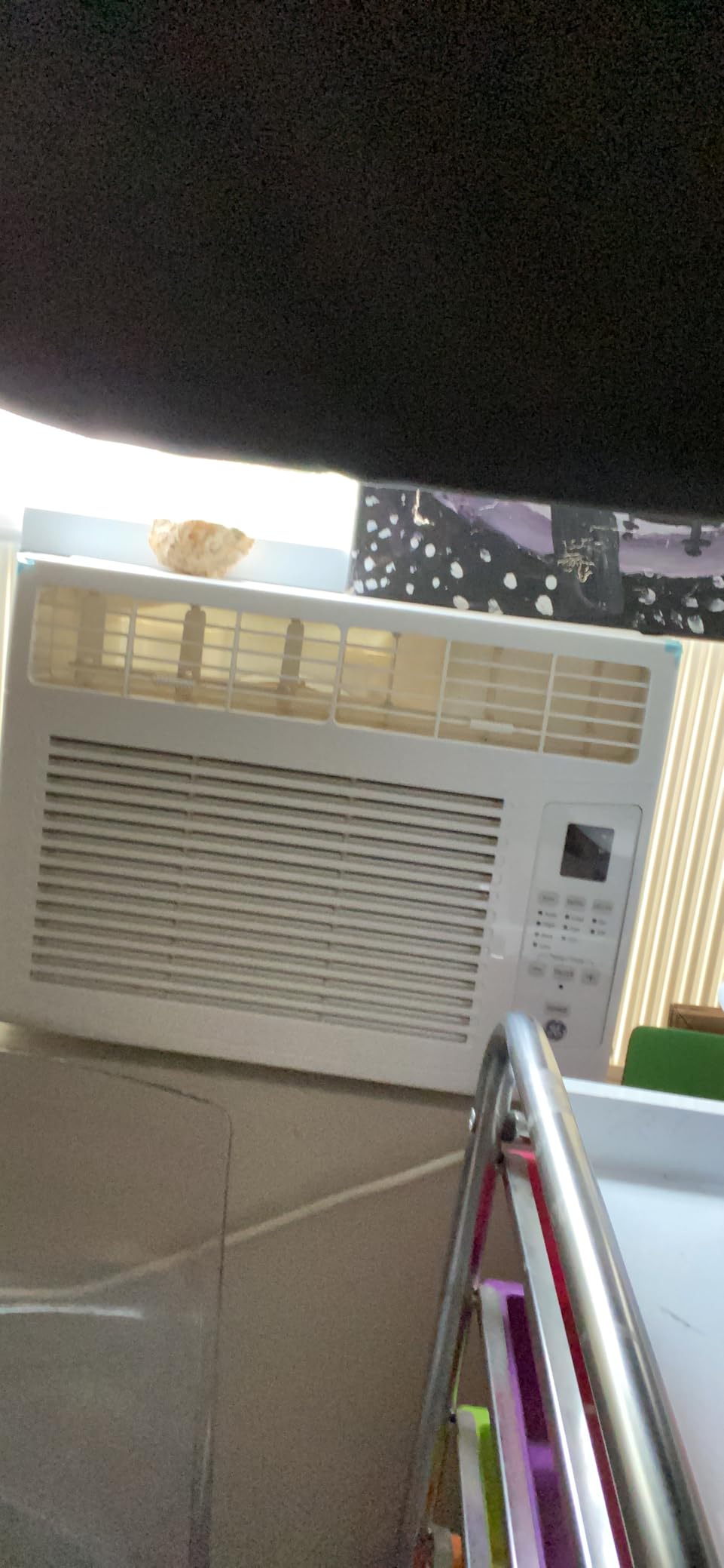 GE Electronic Window Air Conditioner 6000 BTU, Efficient Cooling for Smaller Areas Like Bedrooms and Guest Rooms, 6K BTU Window AC Unit with Easy Install Kit, White customer photo 1