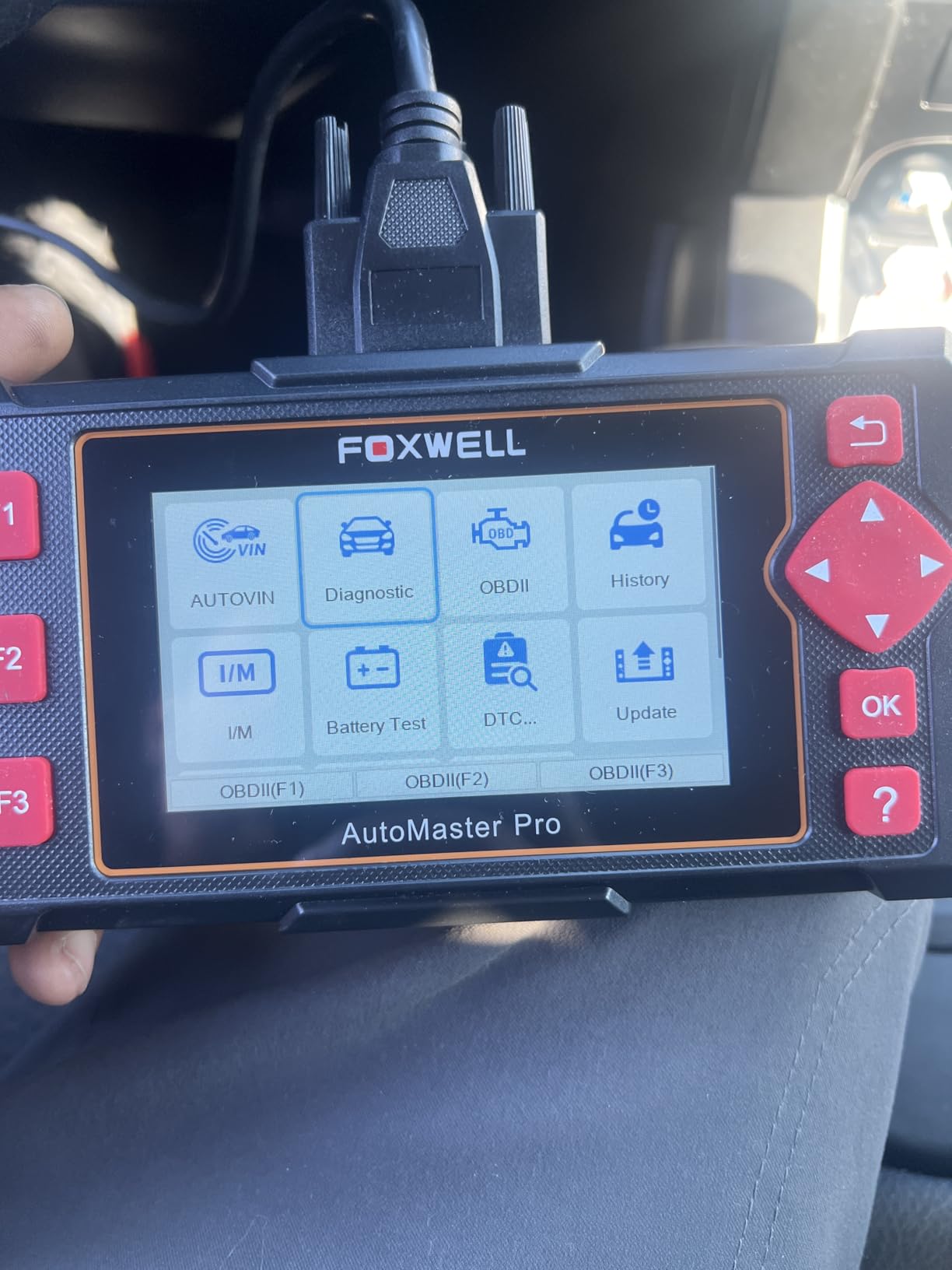 FOXWELL Car Scanner NT604 Elite OBD2 Scanner ABS SRS Transmission customer photo 2
