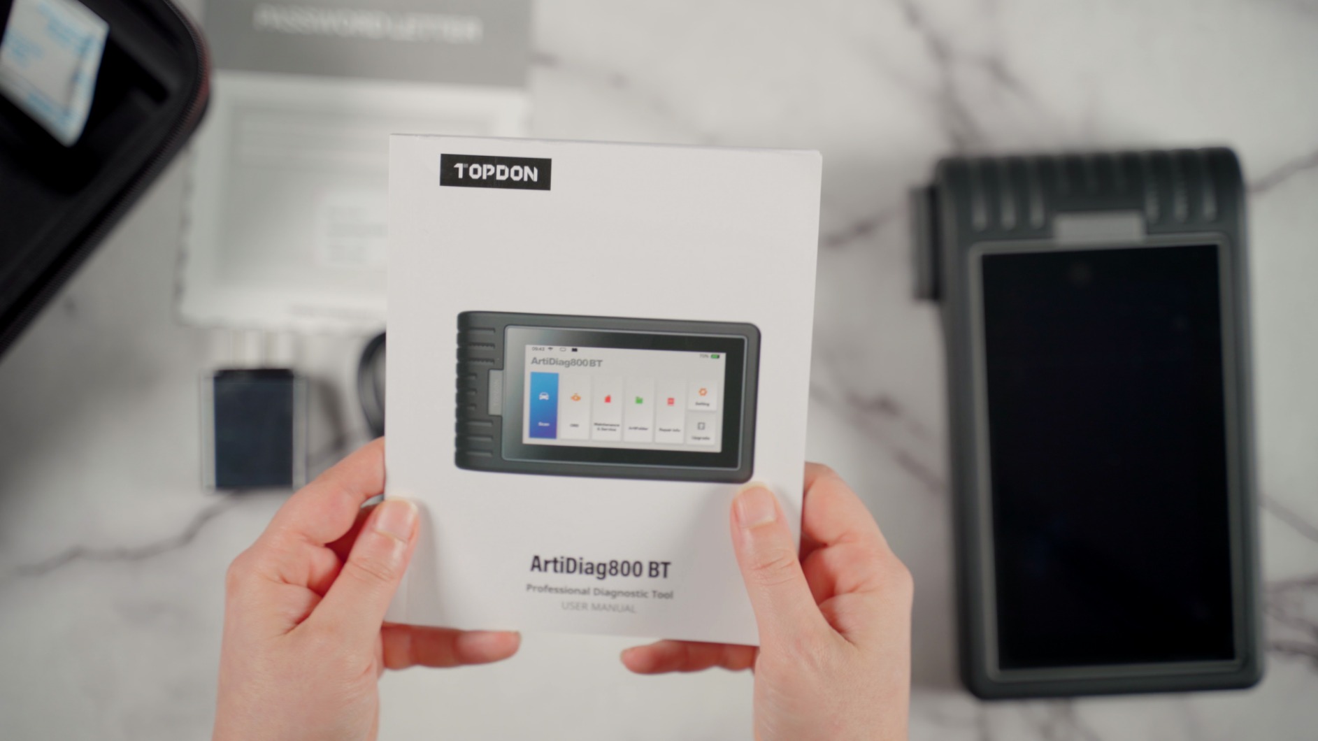 TOPDON AD800BT 2 OBD2 Scanner, Bidirectional Scan Tool, 28+ Reset Services customer photo 2